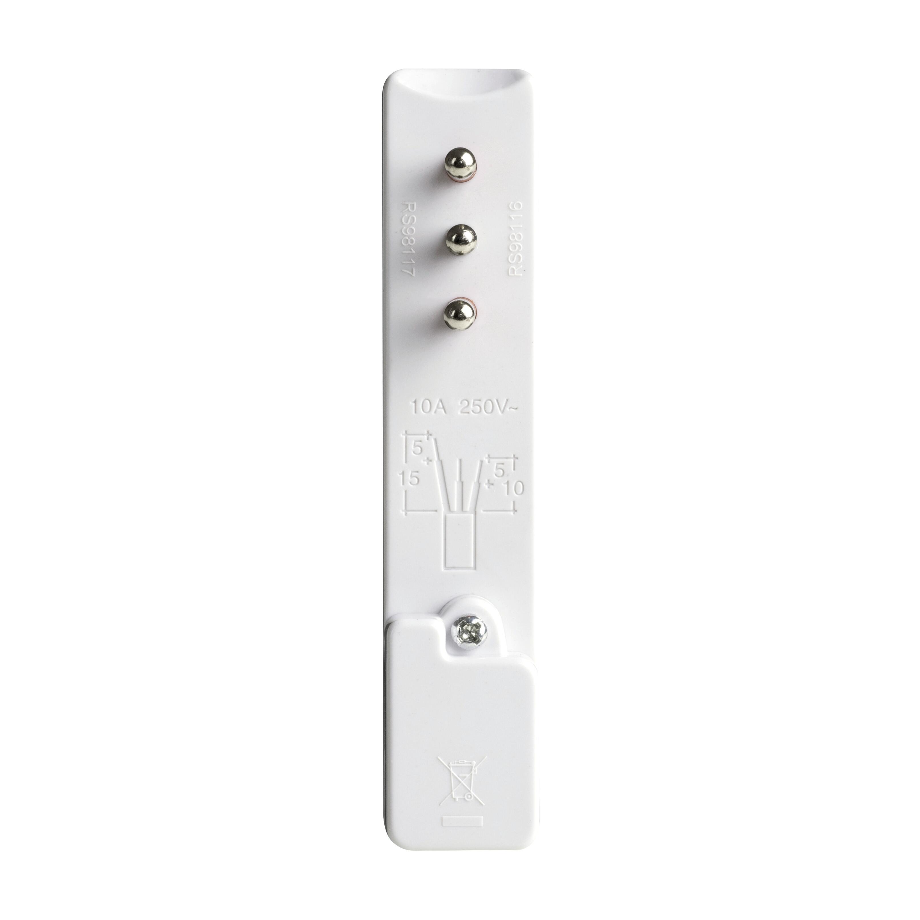 Spina 10A 3P+T 220V bianco ROSI - 5