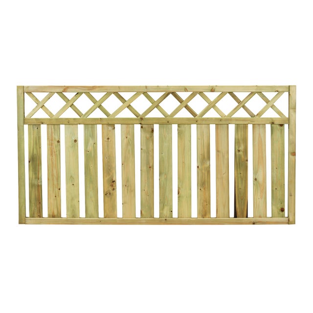 Staccionata Stisa in legno naturale L 180 x H 90 cm, Sp 45 mm