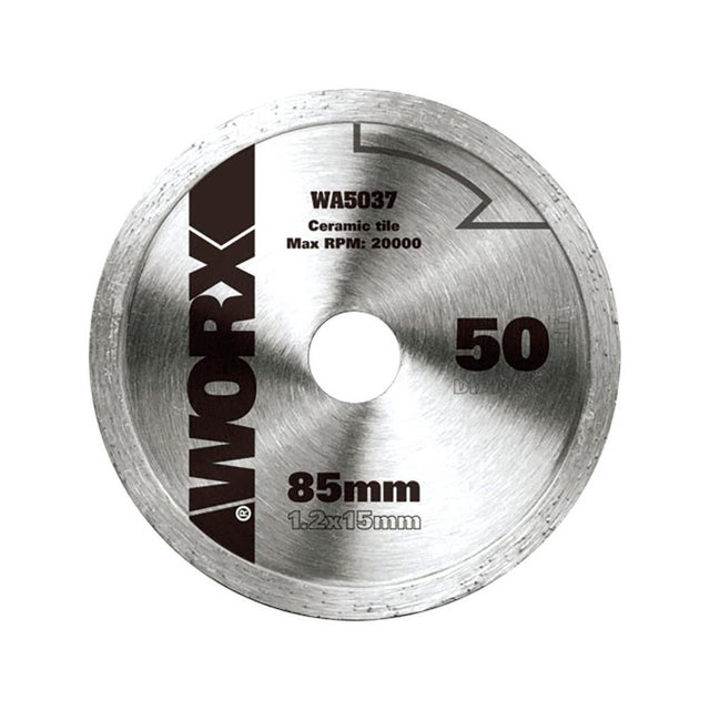 Sega Diamantata 85mm Per Piastrelle E Vetro - Taglio Pulito E Regolabile Fino A 45&deg;