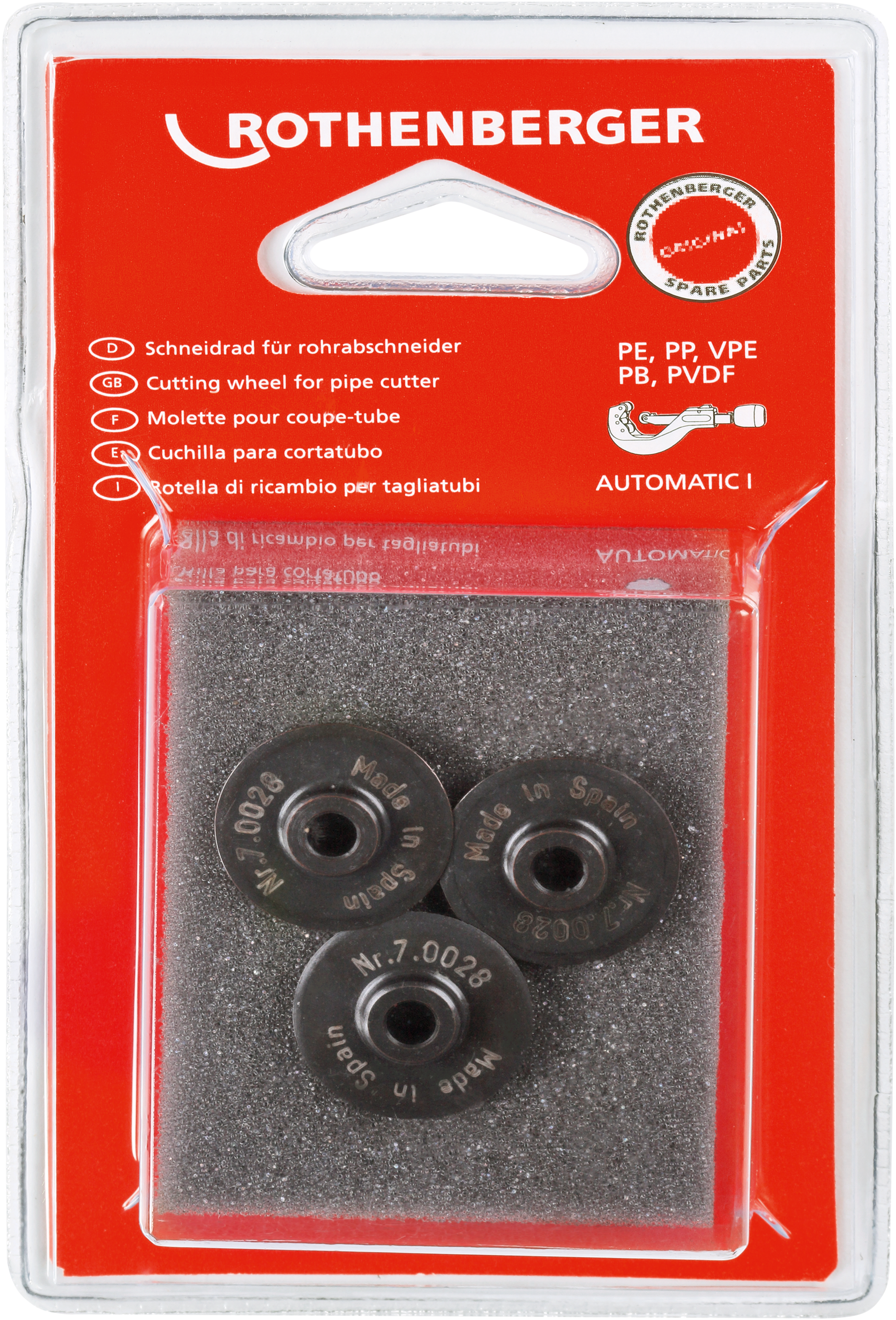 Rotelle per tagliatubi ROTHENBERGER Ø 3 mm - 2