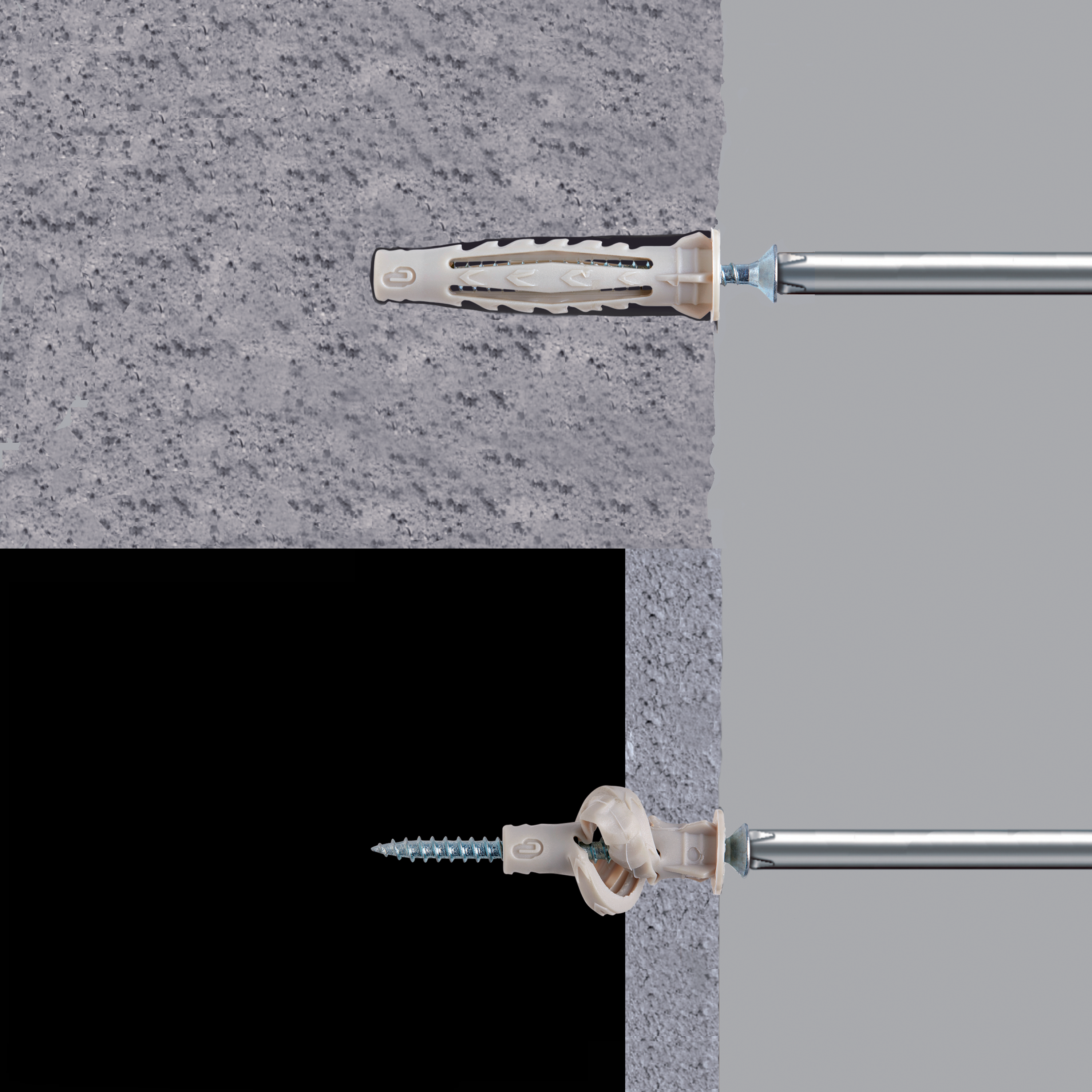 5 tacos + tornillos multimaterial STANDERS, ø 8 x L. 50 mm - 4