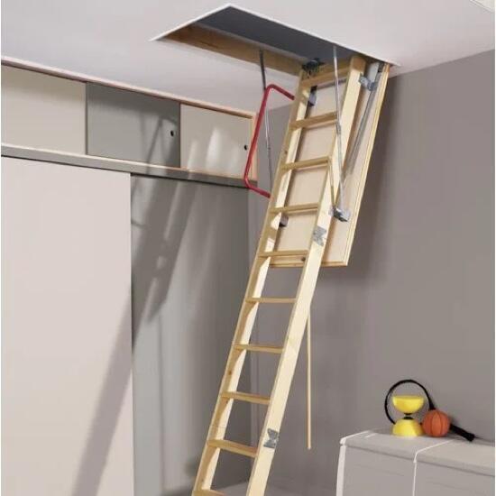 Scala Retrattile Manuale Per Soffitta - Pantografo Con Gradini, Misura 70x70, Altezza 276-300 Cm - Foto 8