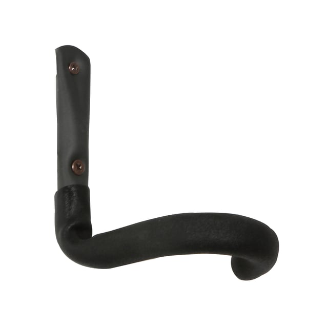 Gancio per garage a S L 10 x H 15 cm ferro brunito<multisep/>rivestimento in gomma