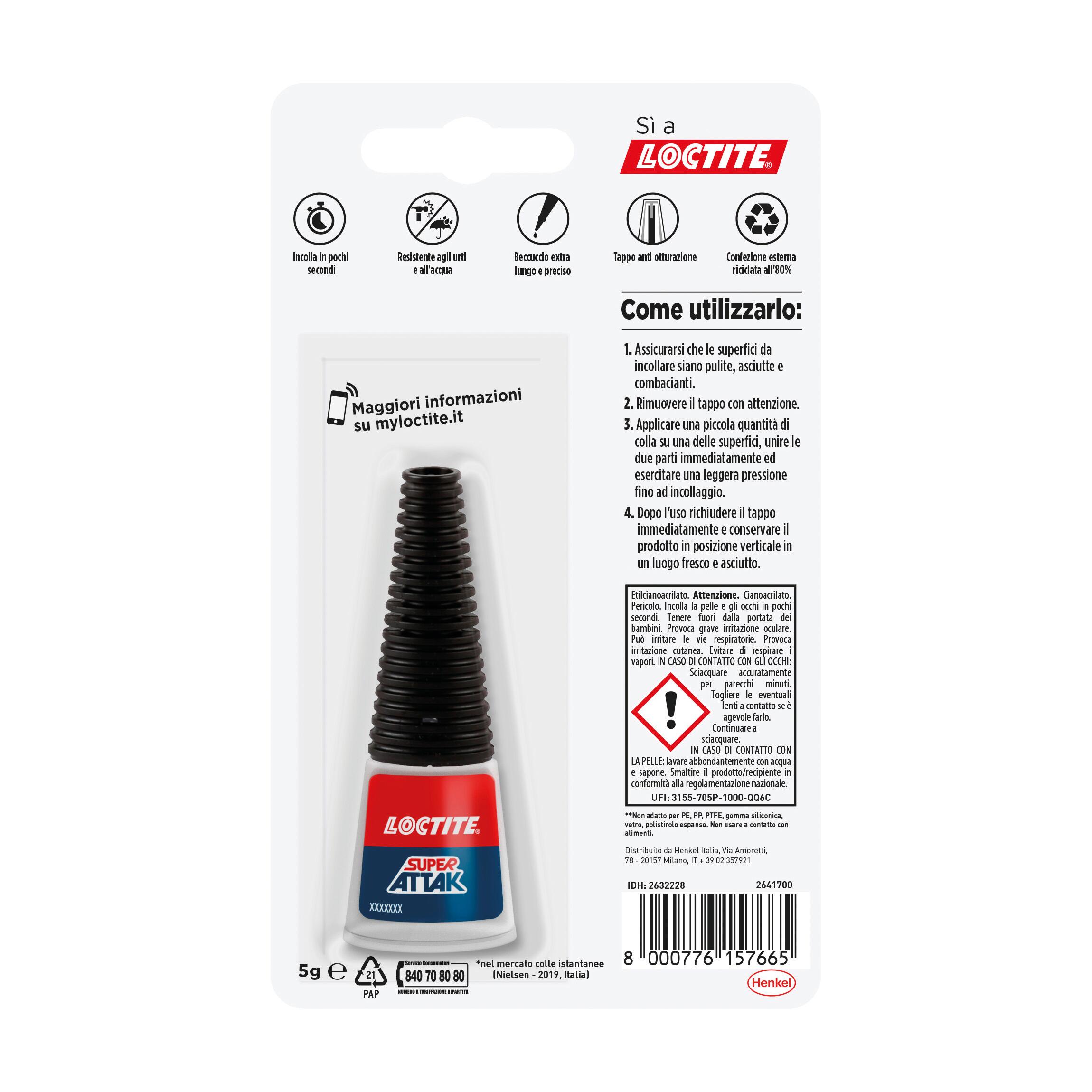Colla per ricostruire LOCTITE Precision trasparente - 3