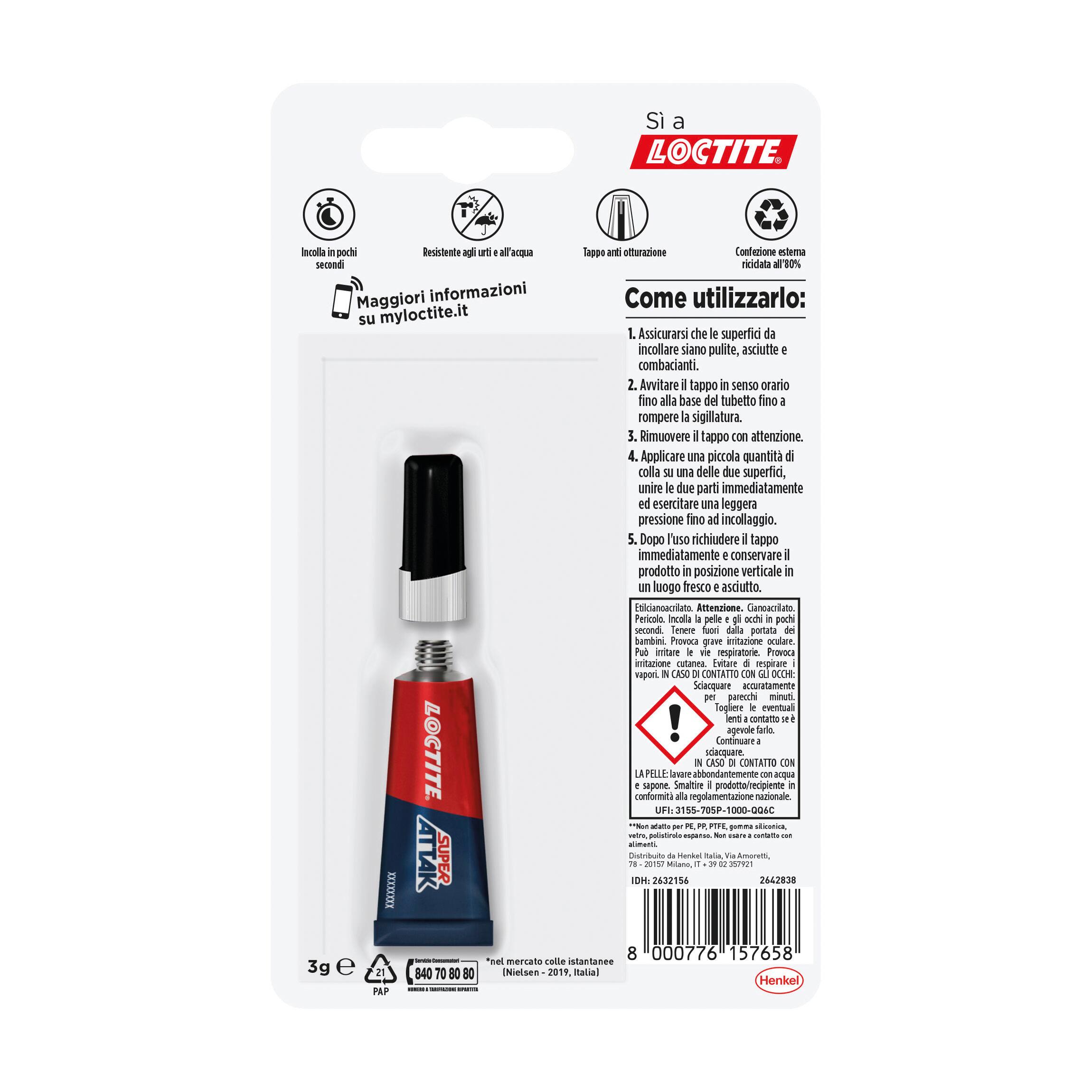 Colla per ricostruire LOCTITE Original trasparente - 3