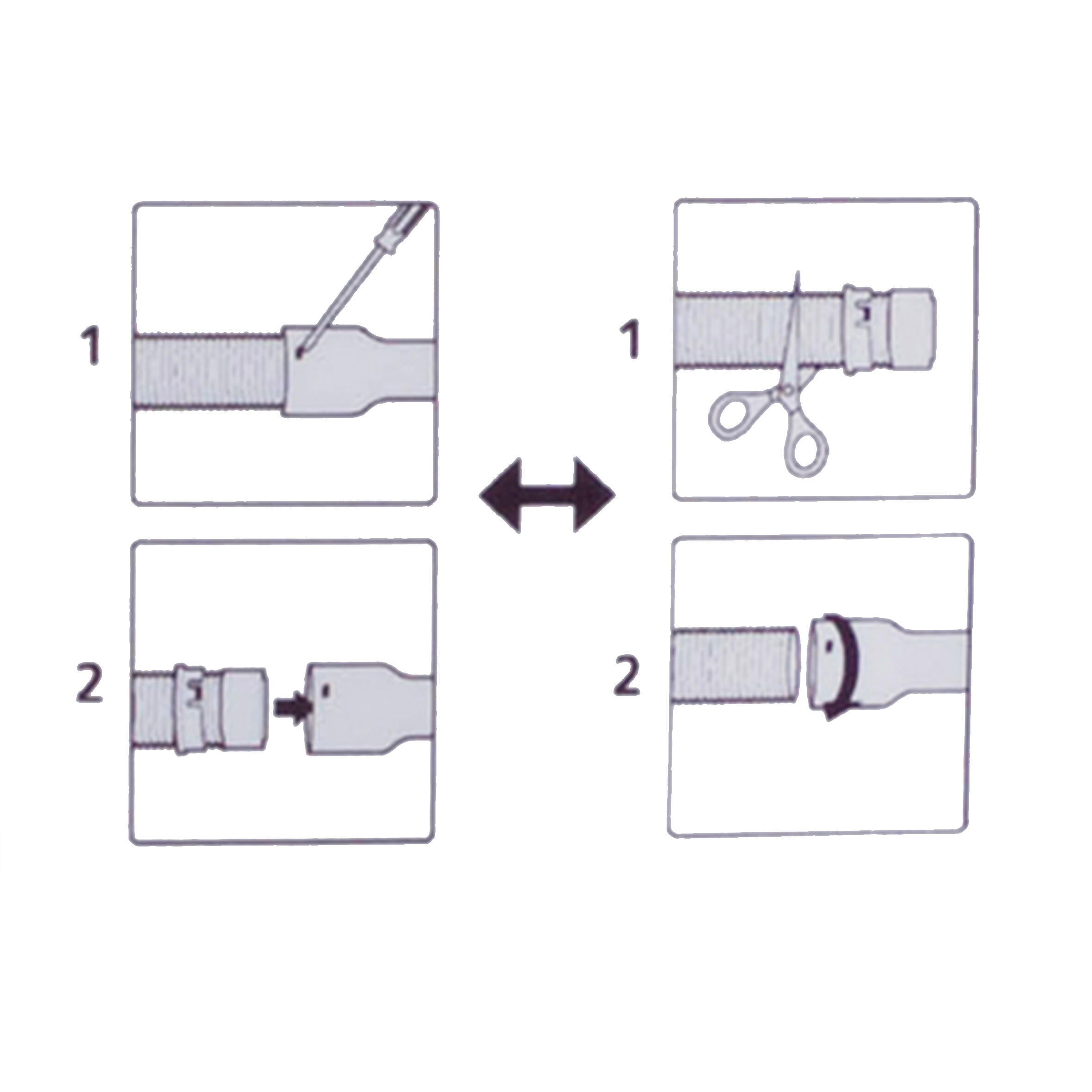 Flexible aspirateur diam32mm Dxfl180 DEXTER - 3