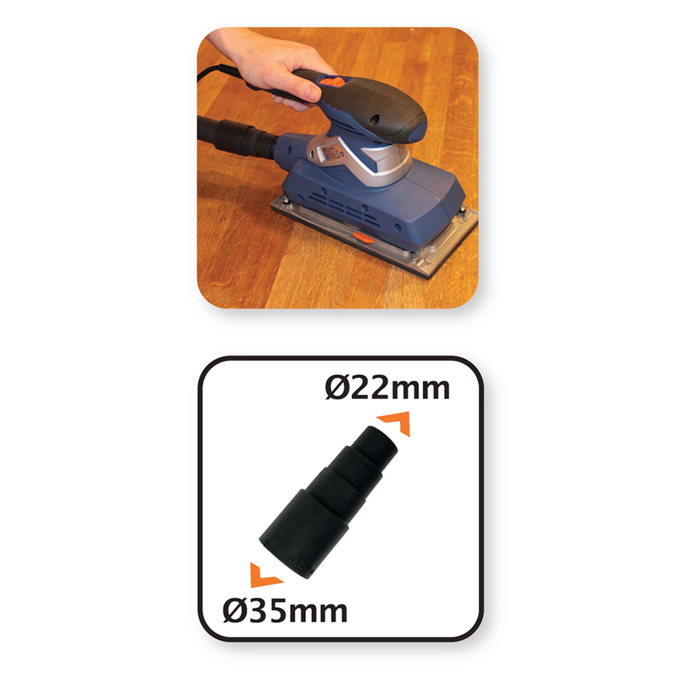 Bocchetta per aspiratore DEXTER DXAD 20 Ø 35 mm - 8