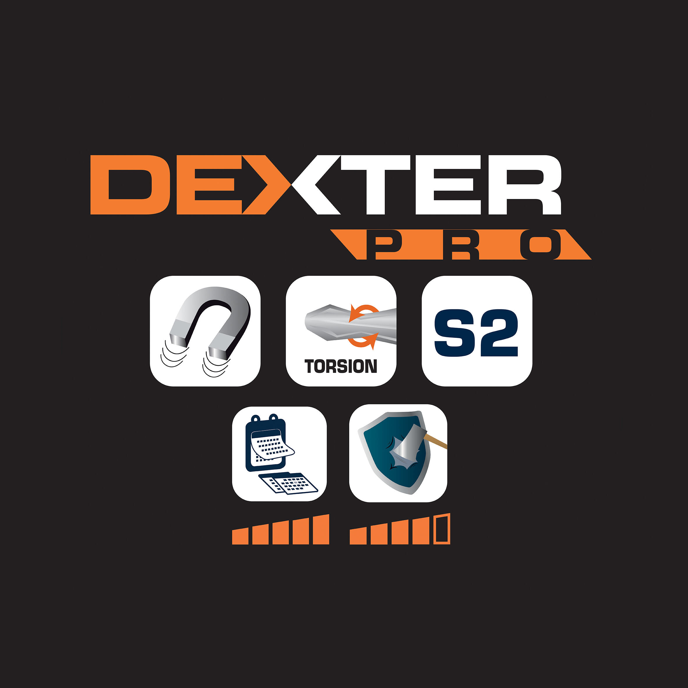 Set di inserti per avvitatori DEXTER PRO 31 pezzi - 3
