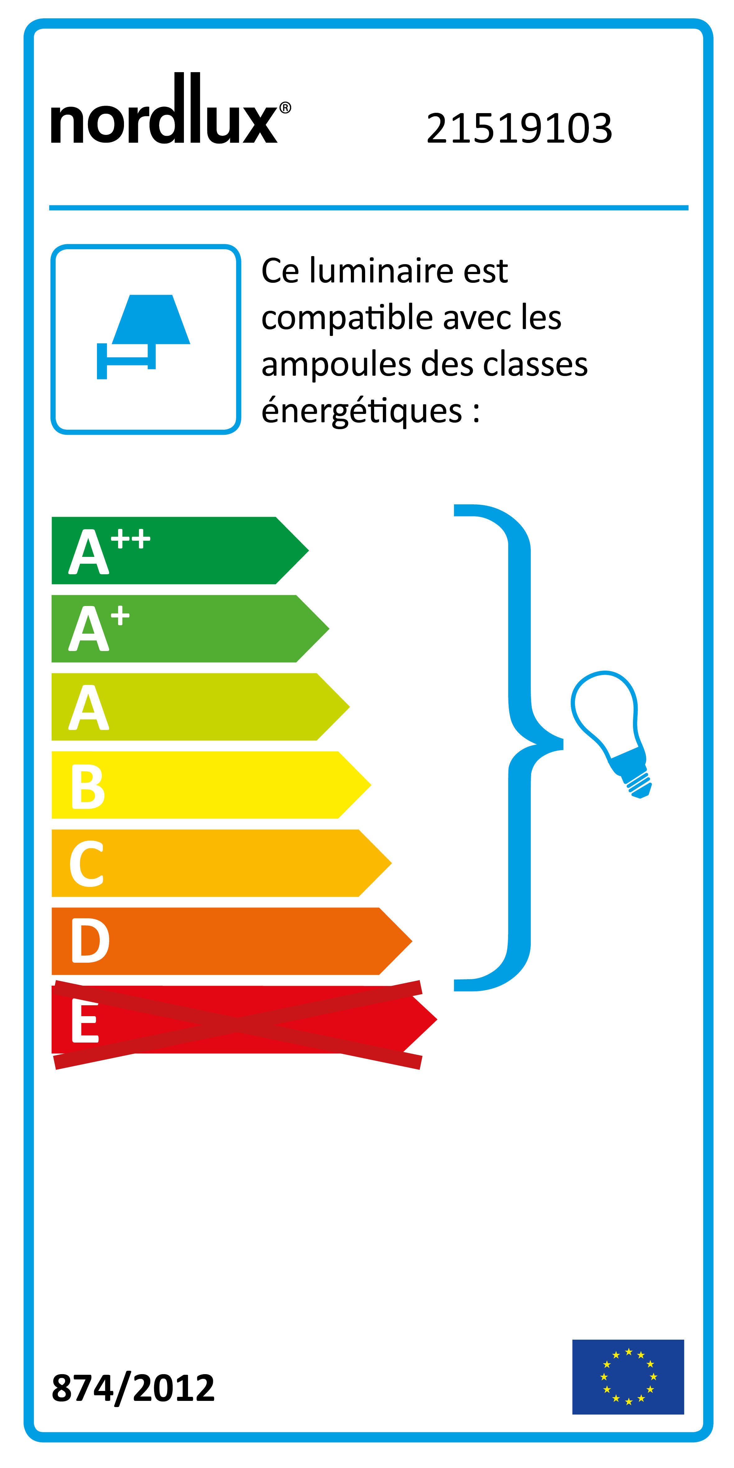 Applique détecteur de mouvement GU10 max 35W noir Tin maxi NORDLUX - 3