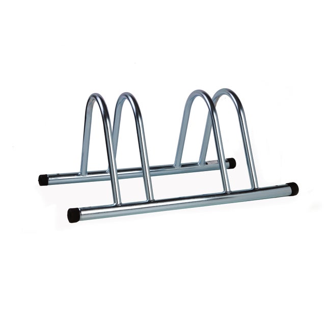 Supporto bicicletta da pavimento per 2 posti L 72 x H 27 cm