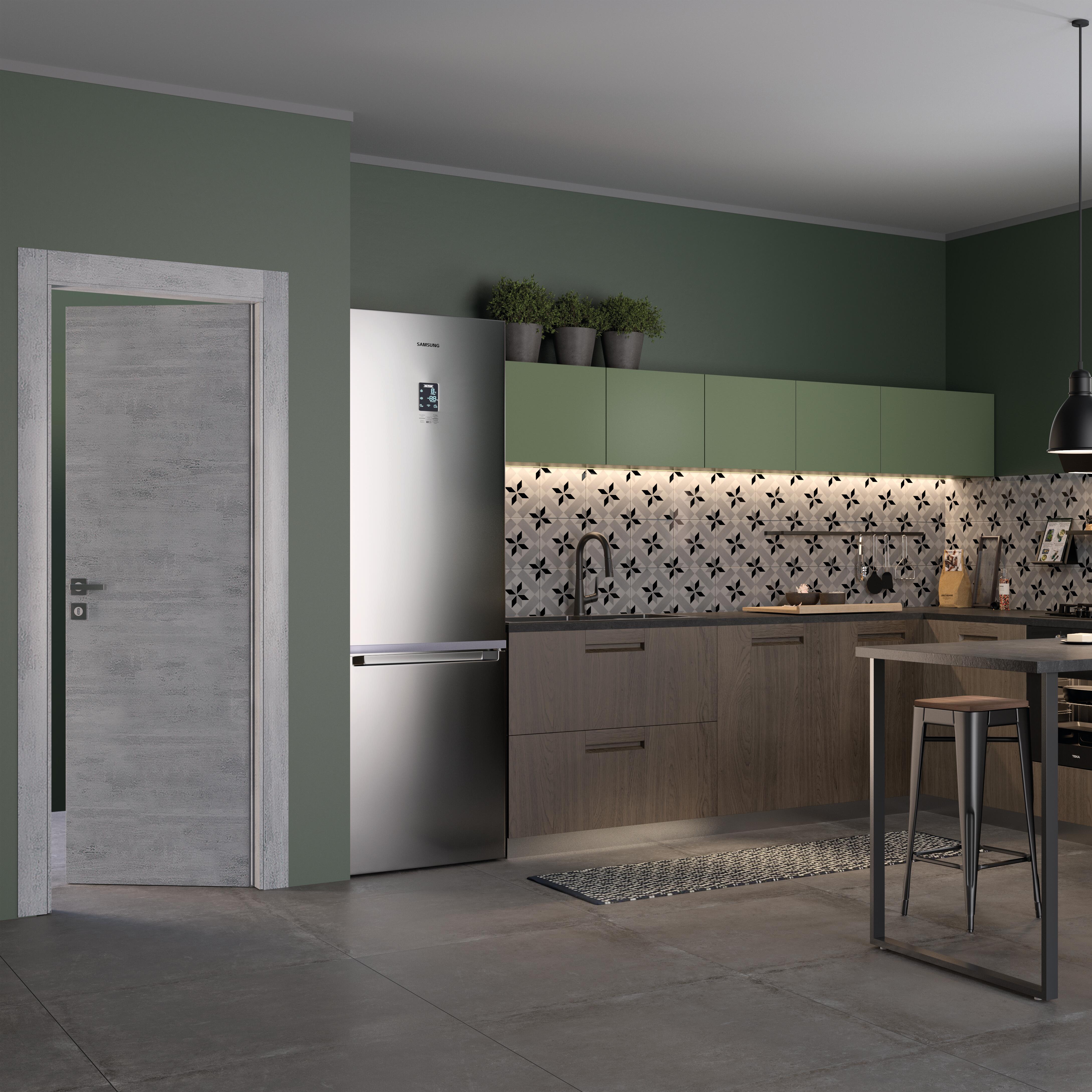 Piastrella da pavimento e rivestimento interno in gres porcellanato 20 x 20 cm non rettificato smaltato grigio, bianco e nero opaco Patrimony R9 traffico intenso (pei 4/5) Sp. 7.4 mm 1.59 mq - 2