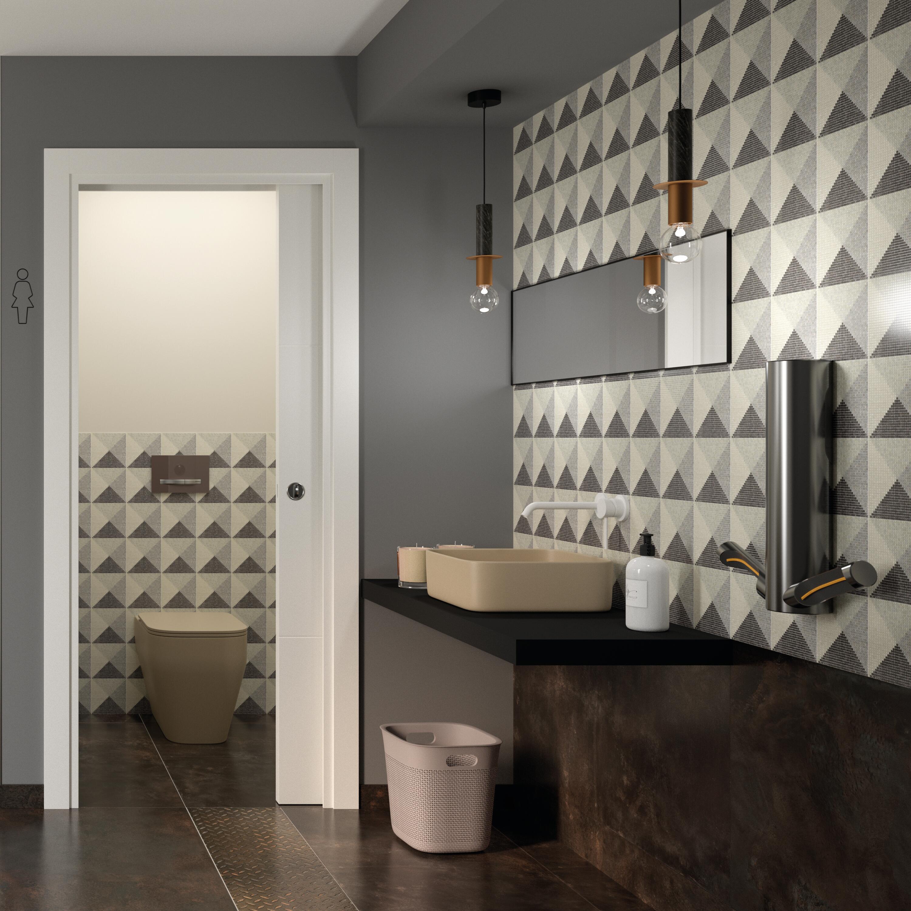 Piastrella da pavimento e rivestimento interno in gres porcellanato 60 x 120 cm rettificato bronzo opaco Metal Now traffico intenso (pei 4/5) Sp. 10 mm 1.44 mq - 3