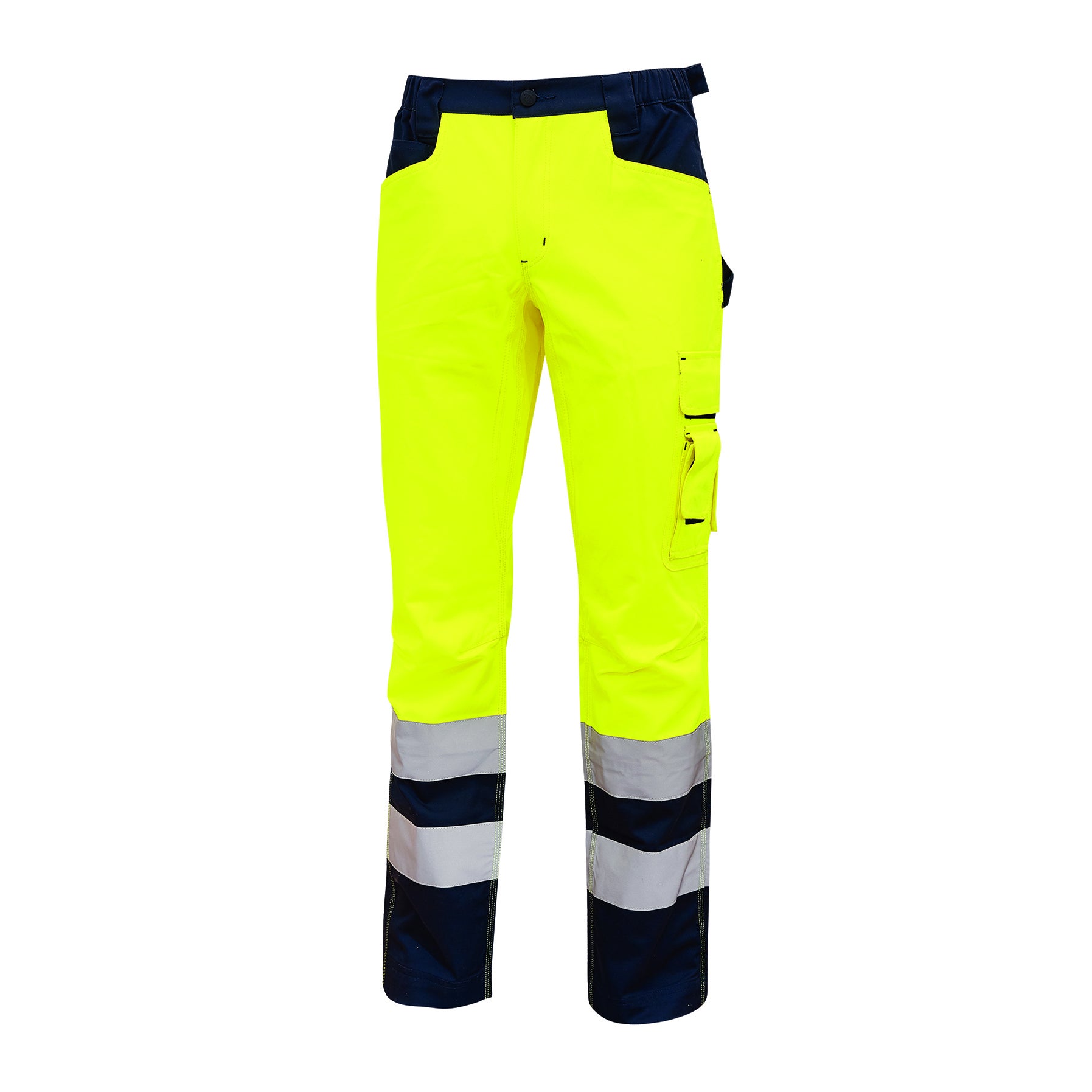 Pantalone da lavoro U-POWER Beacon giallo fluo tg. L