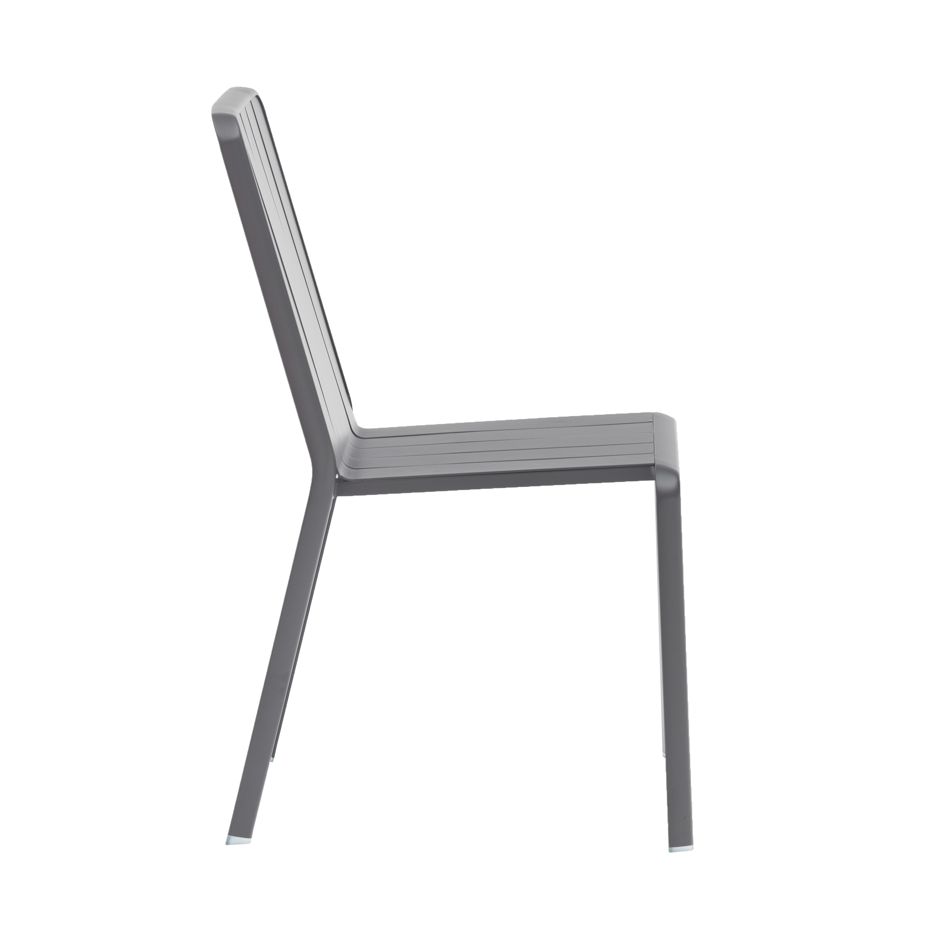 Chaise de jardin Idaho NATERIAL en aluminium gris V1 - 8