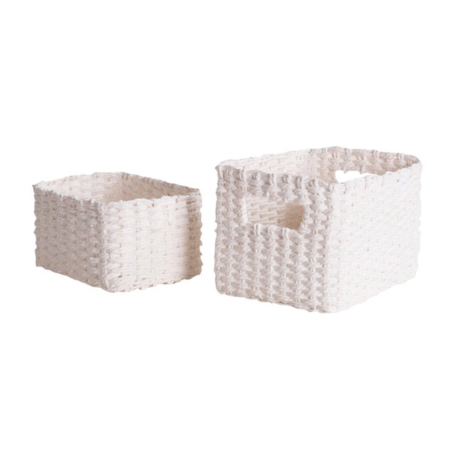 Set di 2 pezzi, Cesta in carta COMPACTOR Lisu P 14 x L 32 x H 22 cm
