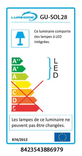 Spot encastré GU10 rond inox LUMIHOME - 9