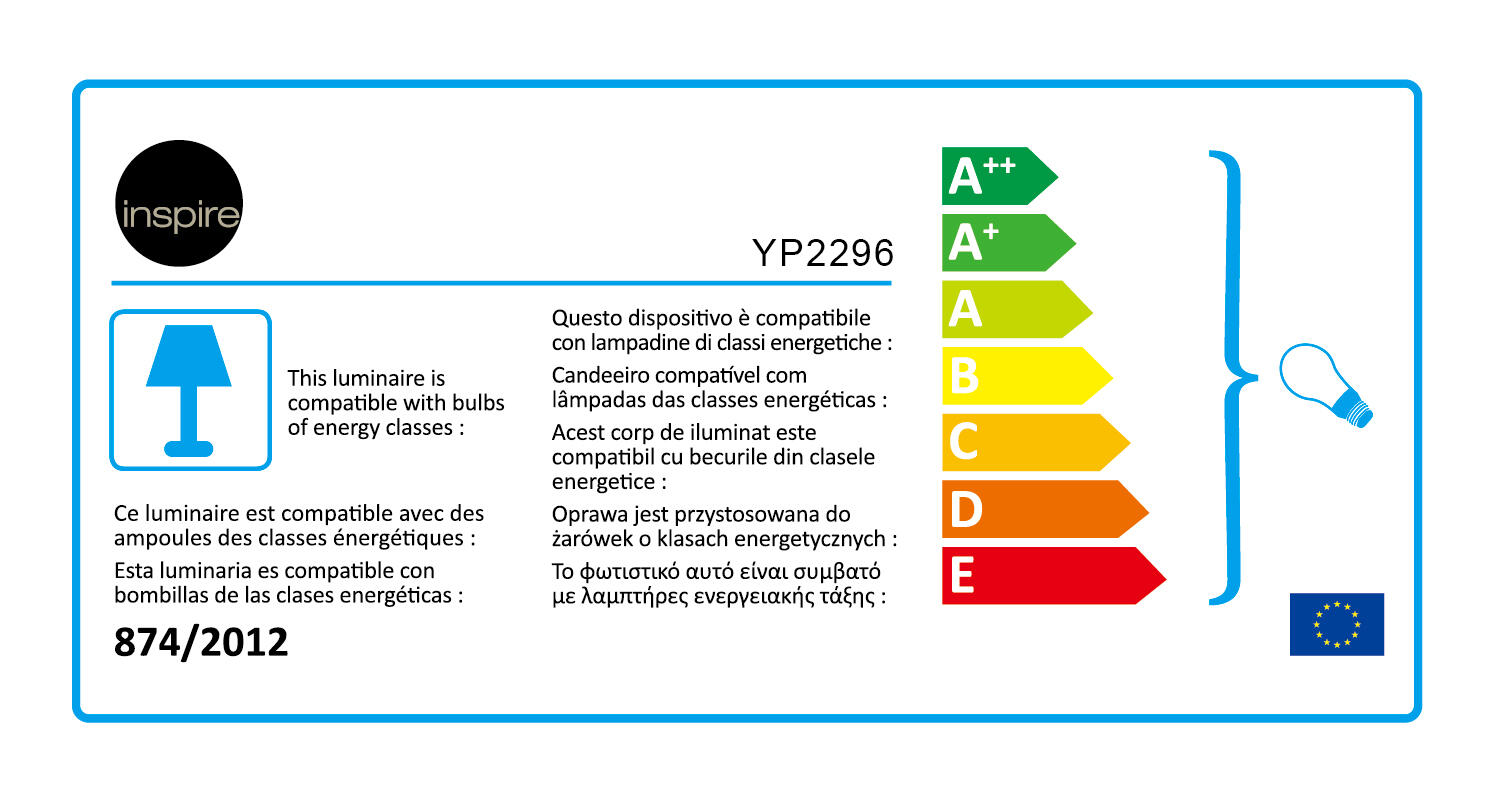 Suspension Célestine, verre, blanc, Diam.25 cm INSPIRE, E27 - 7