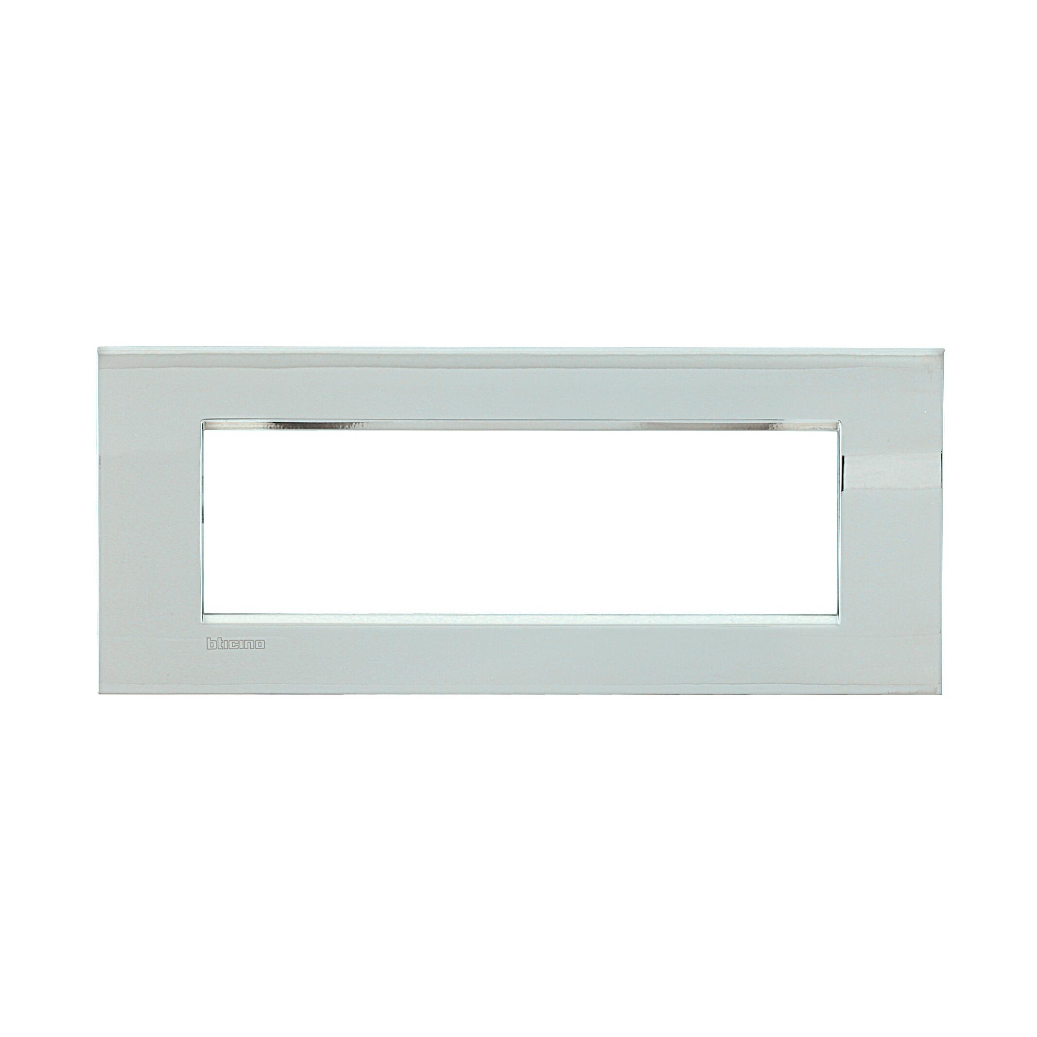 Placca Bticino Placche Metalliche Per Bticino - Compatibili Con Supporti Ln4703 04 07 Colore C 1065059 - Foto 4