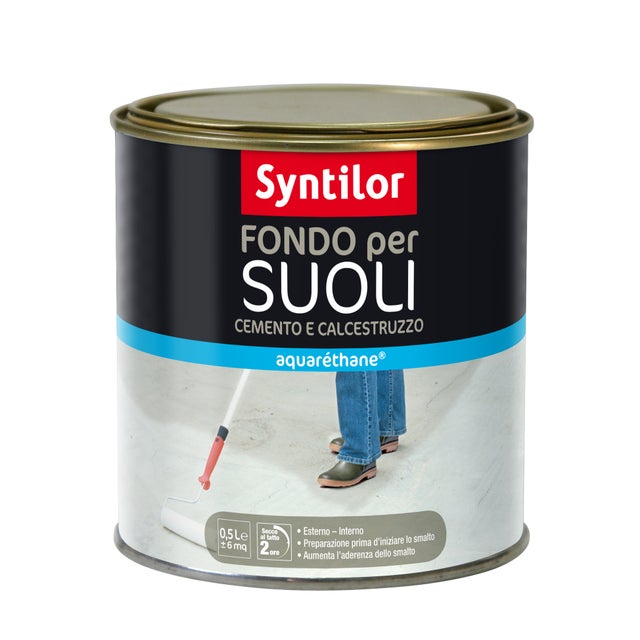 Fondo per suoli interno ed esterno SYNTILOR all'acqua per legno cemento e calcestruzzo 0.5 L