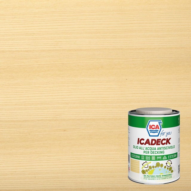 Olio per manutenzione ICA FOR YOU Icadeck trasparente 2.5 L