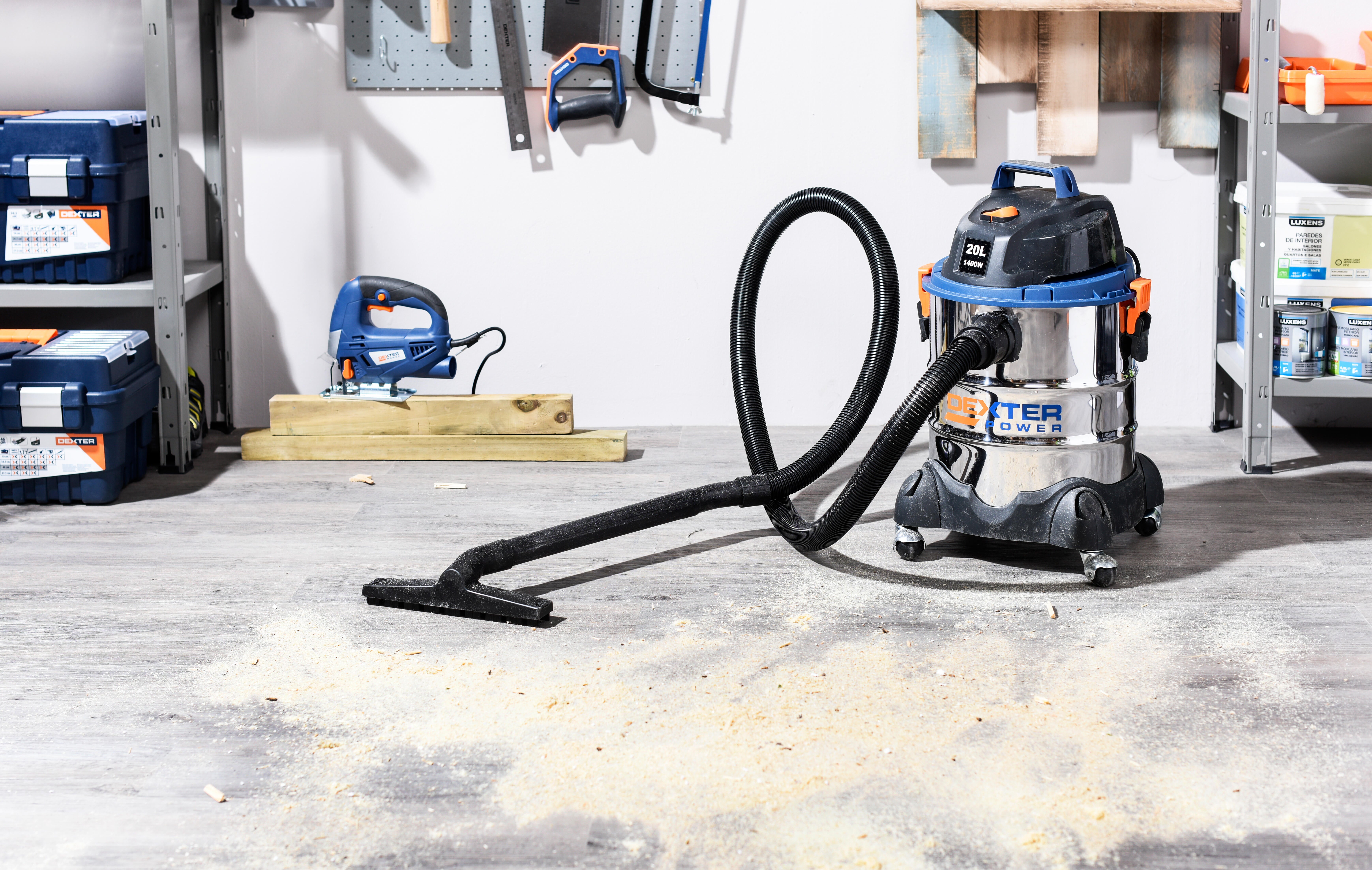 Aspirateur eau et poussières DEXTER, 15 kPa, 20.0 l - 3