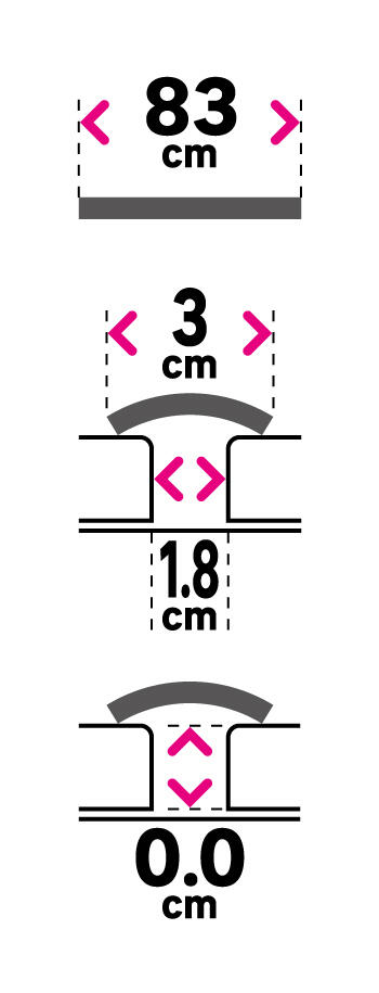 Barre de seuil alu alu brillant à visser, l.3 cm x L.83 cm ARTENS - 4