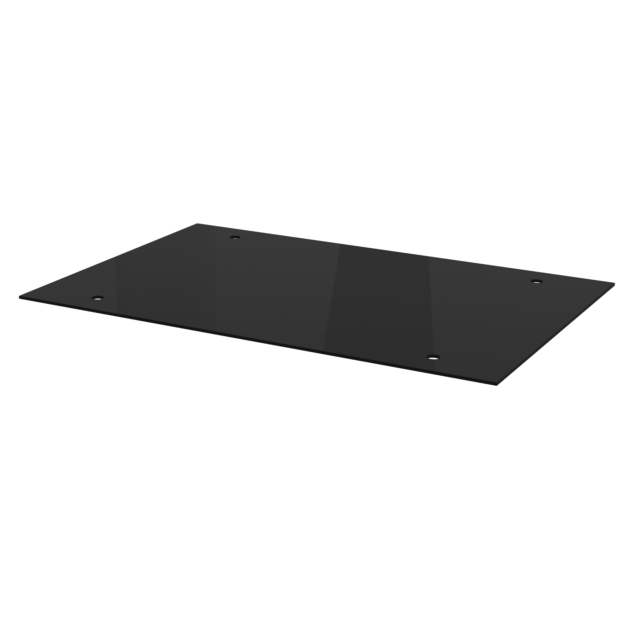 Alpendre em vidro preto Isoxa 140x90 cm - 3