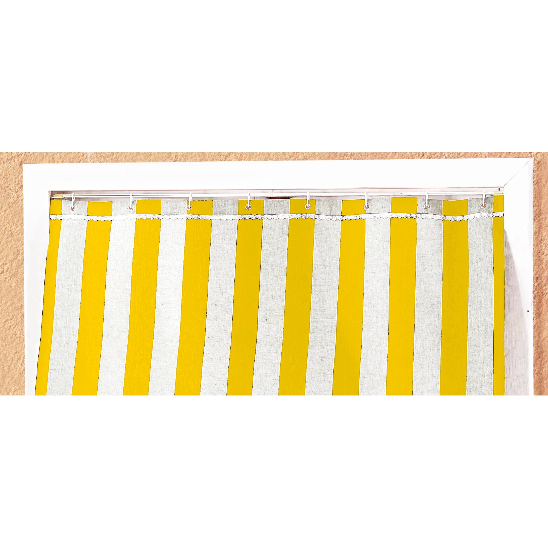 Tenda Sole Caraibi giallo, occhiello 140x300 cm - 3
