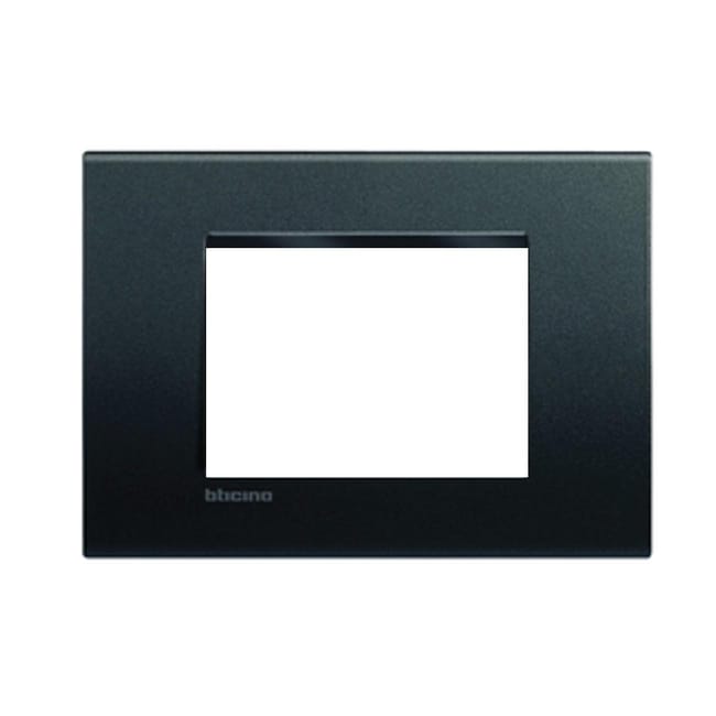 Leroymerlin Placca 3 moduli Living light BTICINO antracite