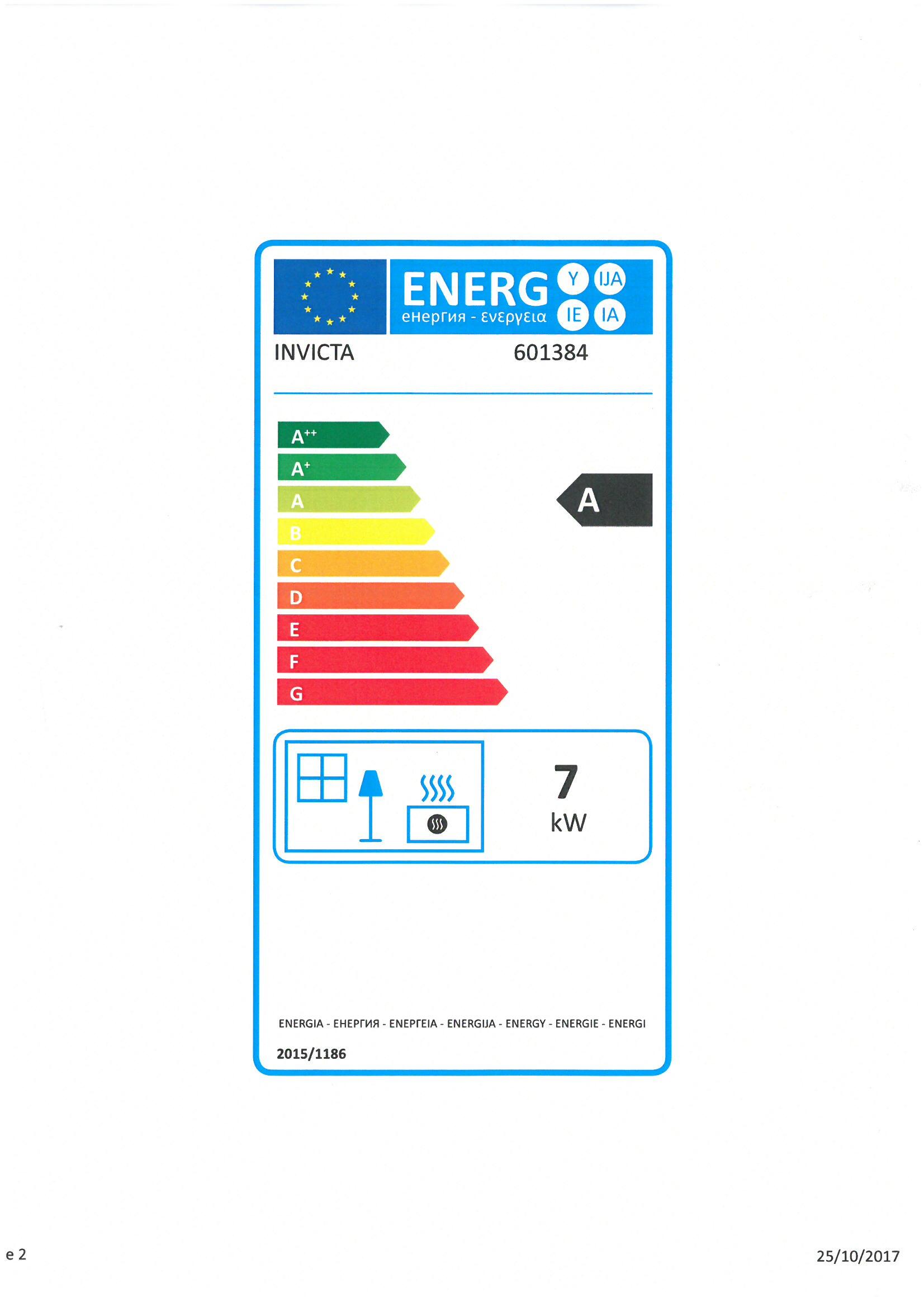 Poêle à bois INVICTA Remilly anthracite, 7 kW - 5