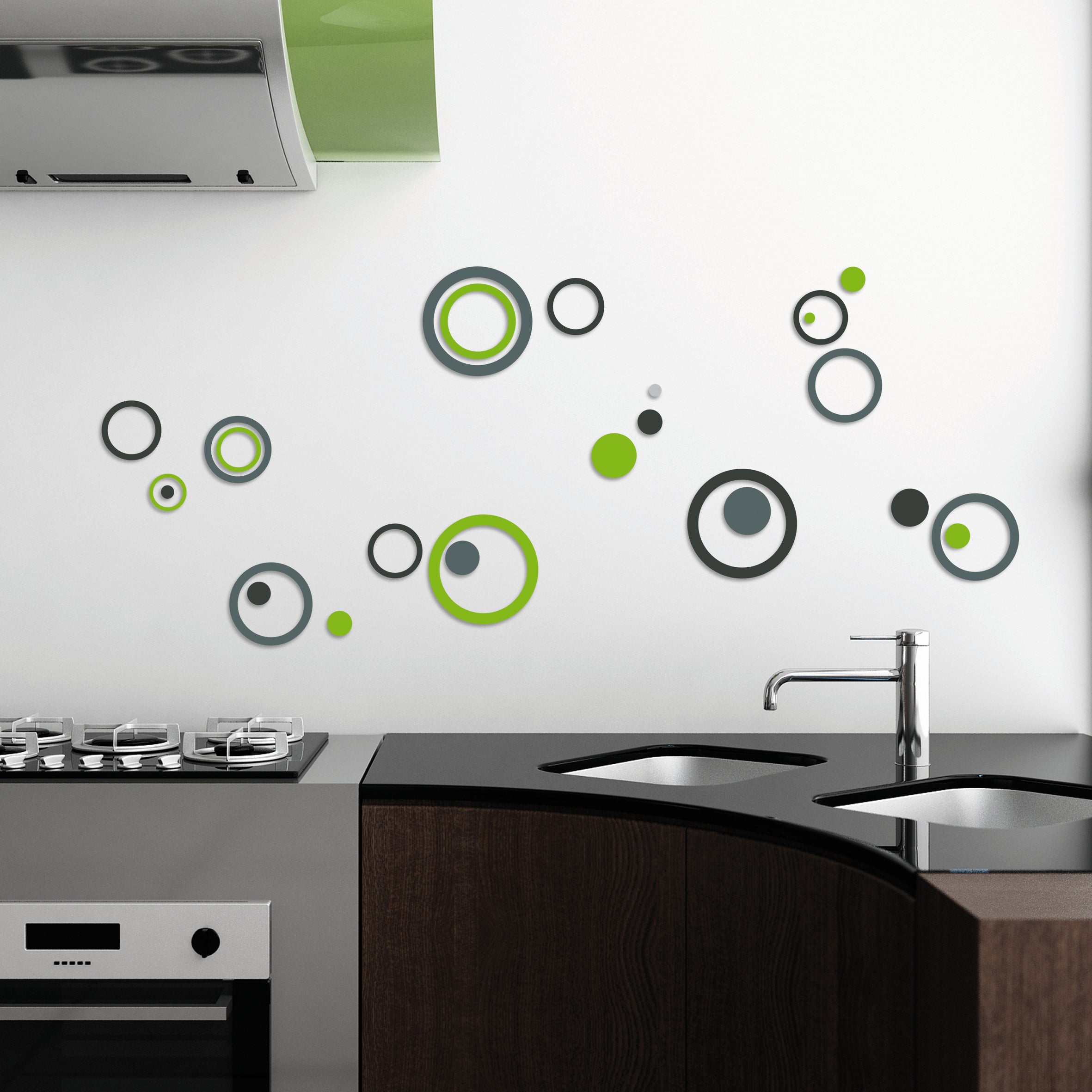 Sticker All around 31x31 cm multicolore | Leroy Merlin