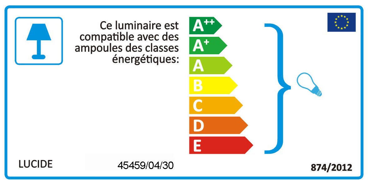 Suspension Baskett acier, noir, l.107 cm, E27 - 4