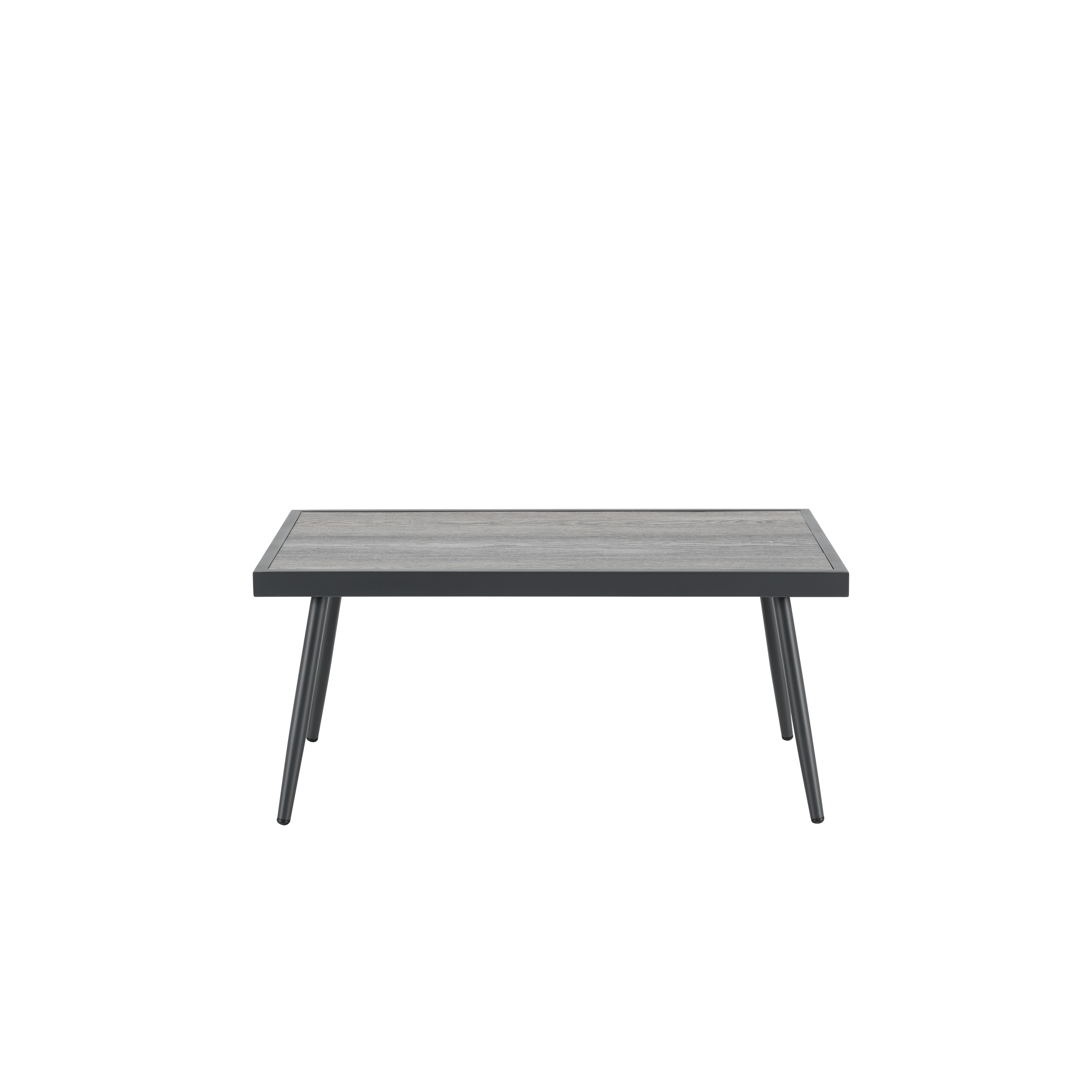 Conjunto jardim relax sofás e 1 mesa alumínio cinzento escuro Talmo Naterial - 8