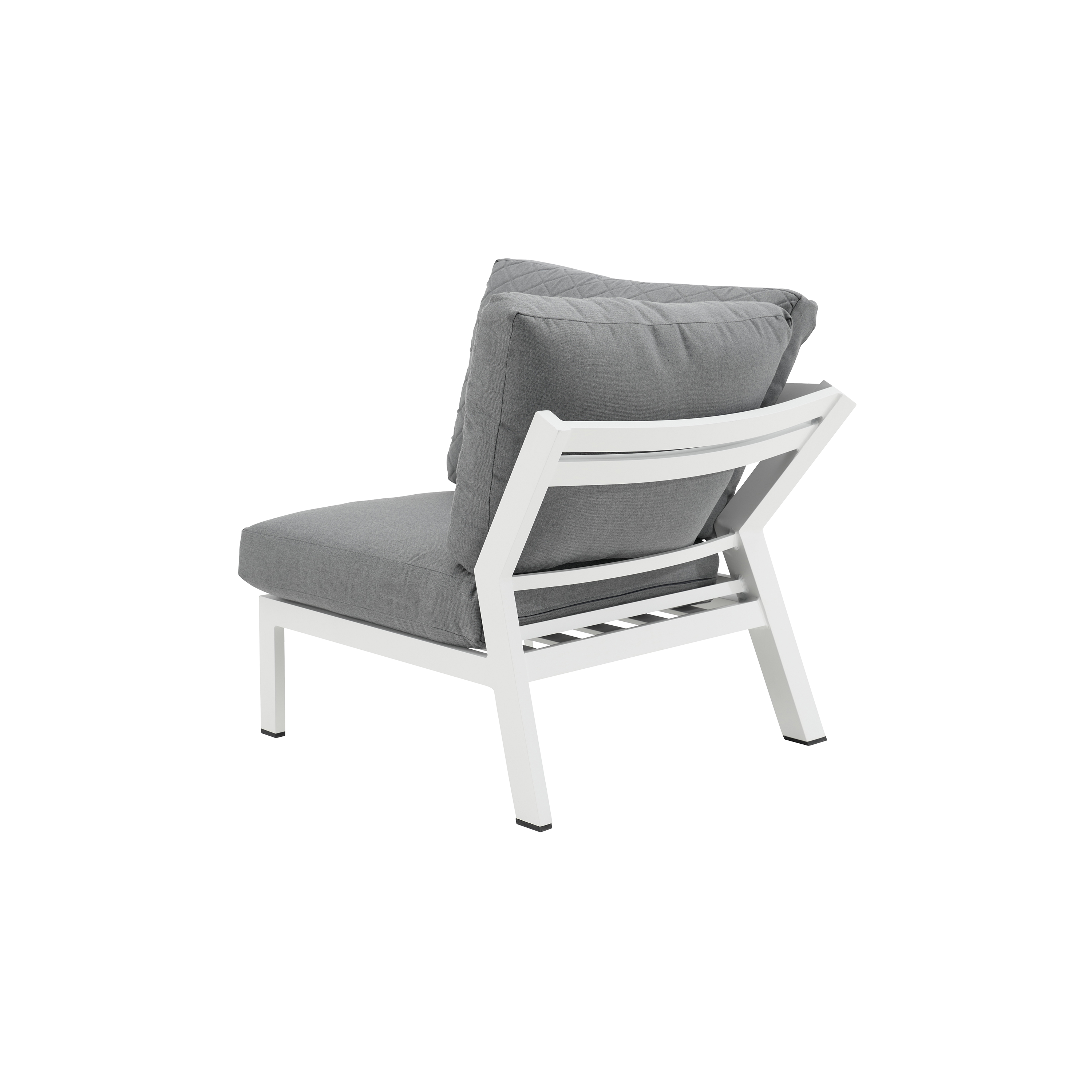 Set de porche de aluminio Naterial Augus blanco para 6 personas - 6