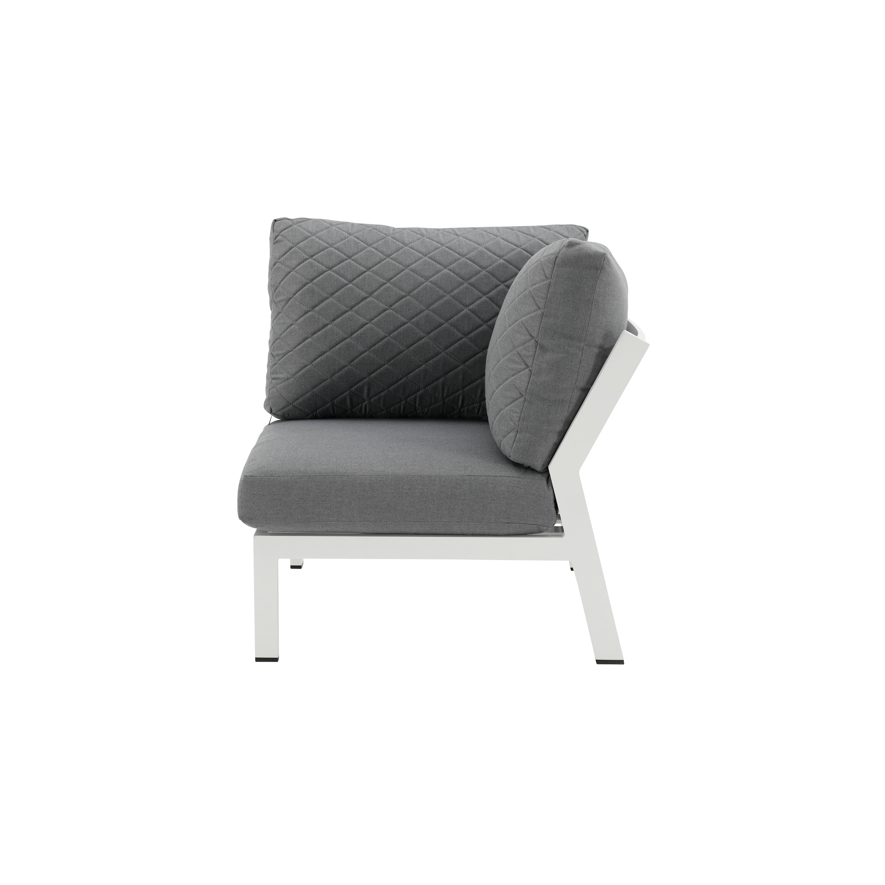 Set de porche de aluminio Naterial Augus blanco para 6 personas - 14