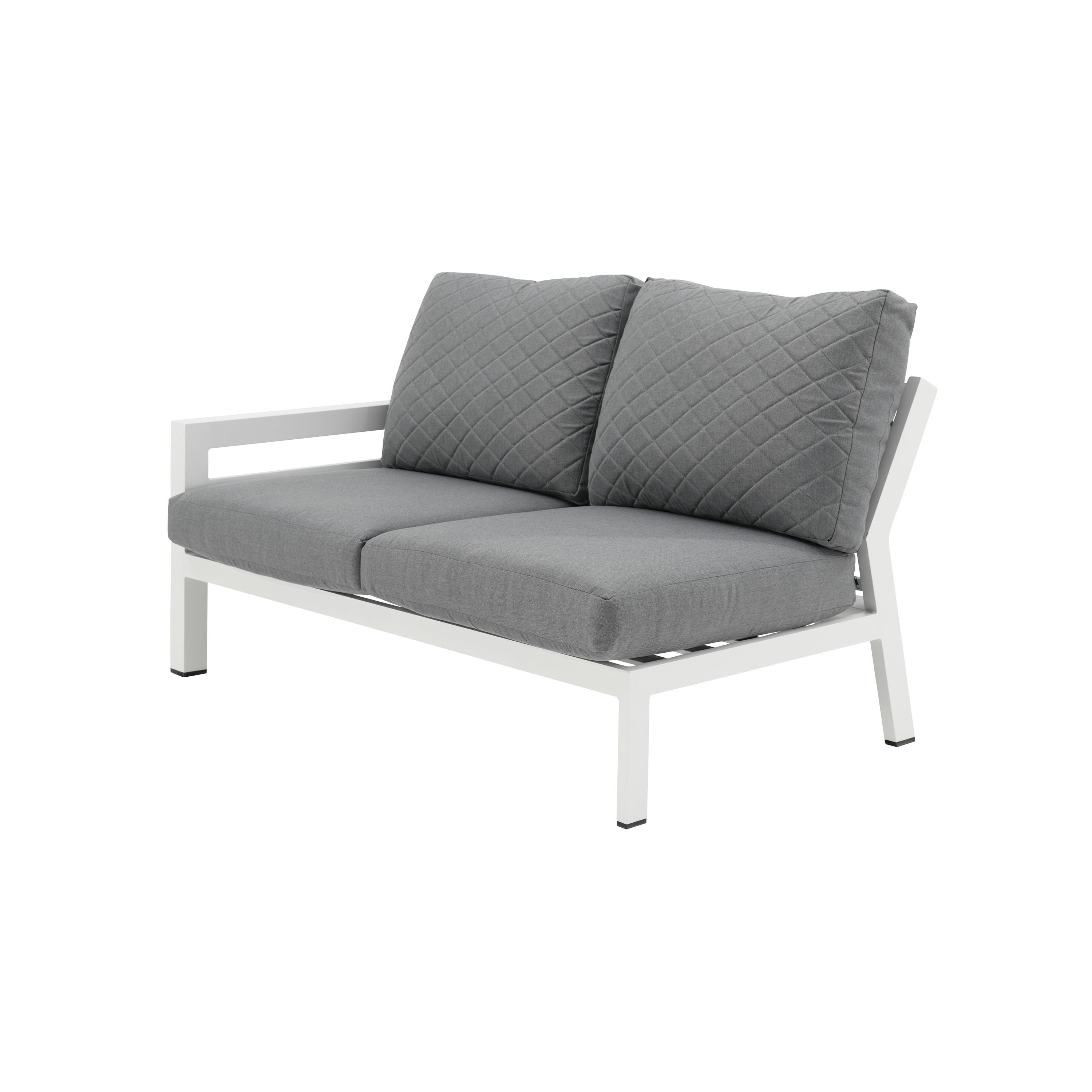 Set de porche de aluminio Naterial Augus blanco para 6 personas - 12