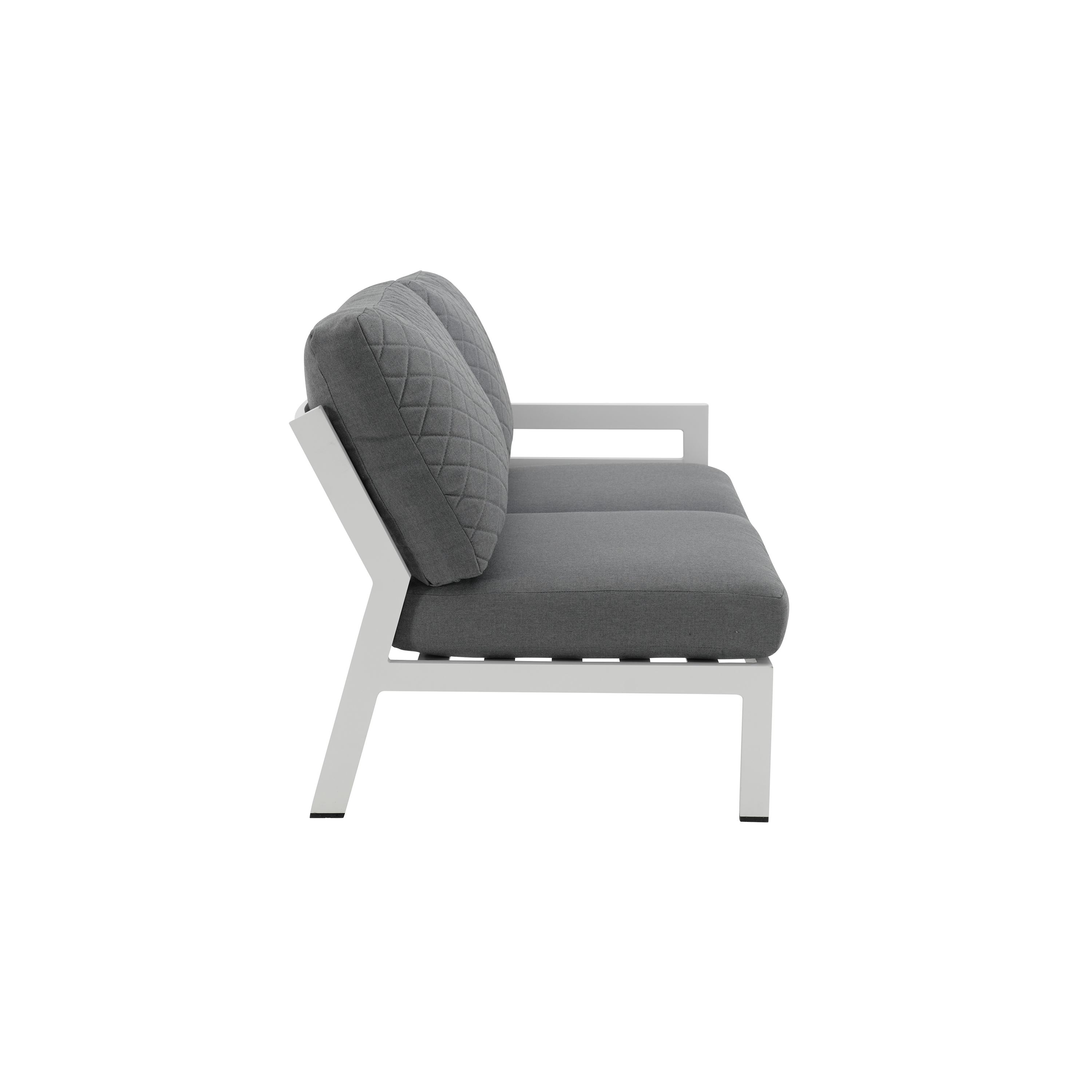 Set de porche de aluminio Naterial Augus blanco para 6 personas - 8