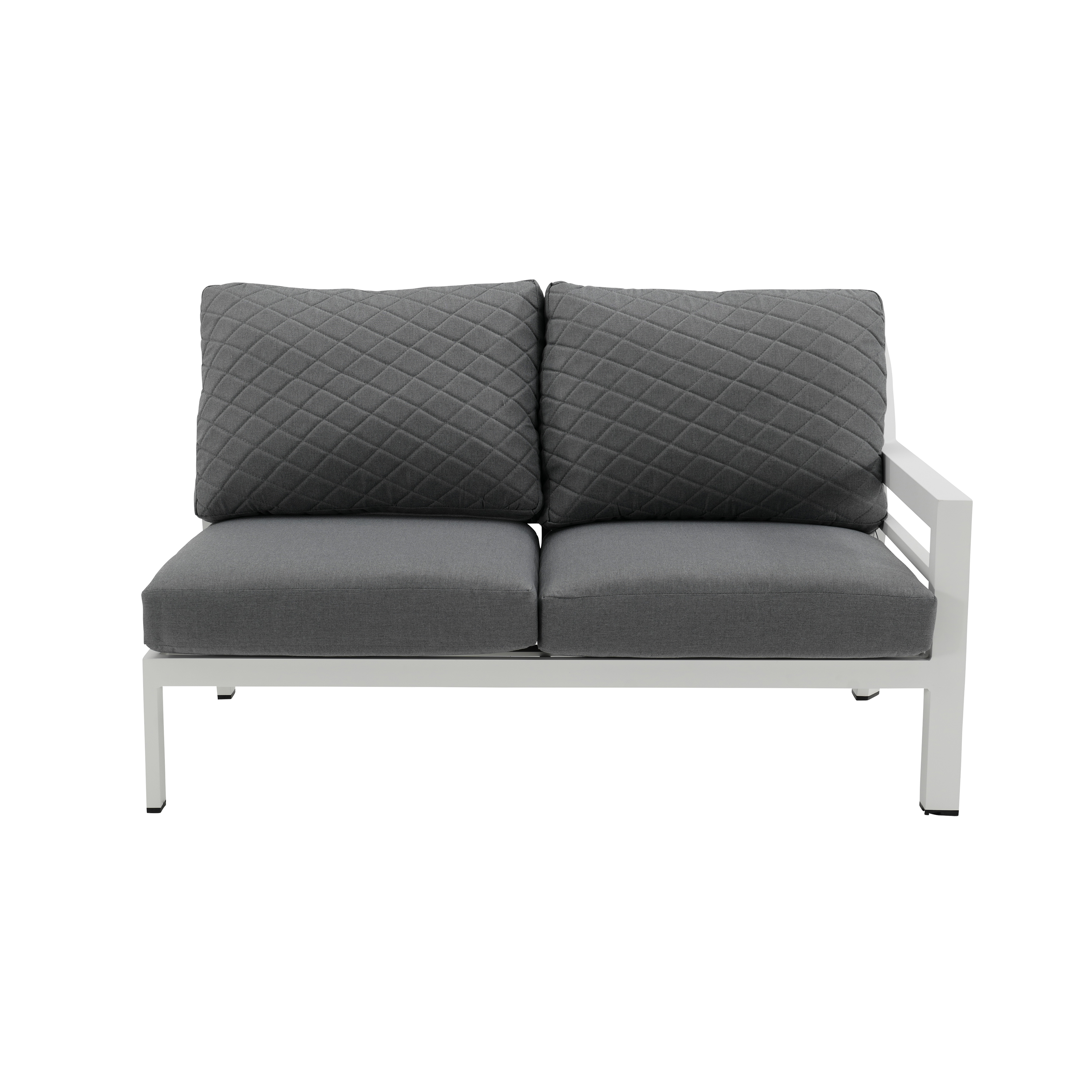 Set de porche de aluminio Naterial Augus blanco para 6 personas - 7