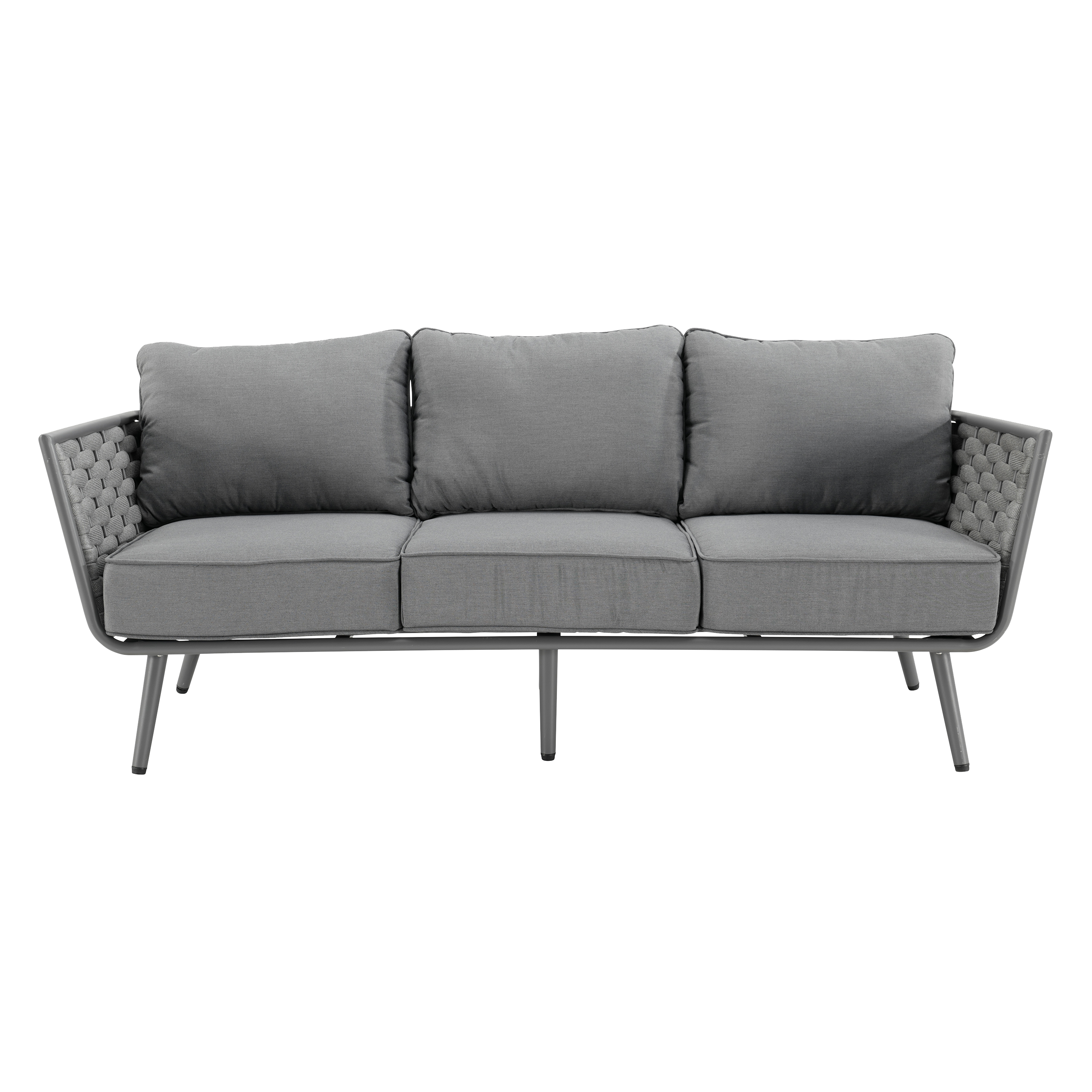 Conjunto jardim relax mesa, sofá alumínio Nilo Naterial - 3