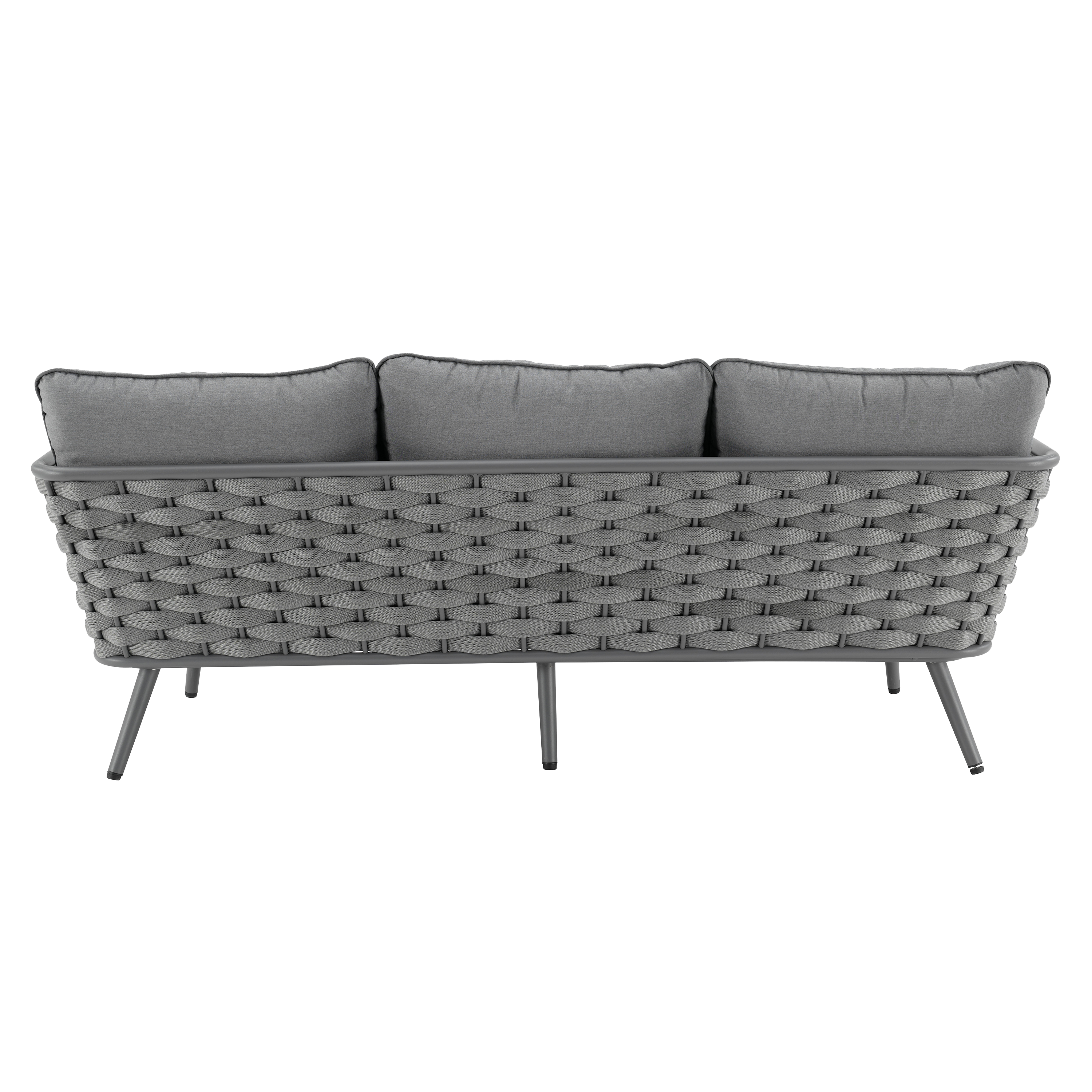 Conjunto jardim relax mesa, sofá alumínio Nilo Naterial - 10