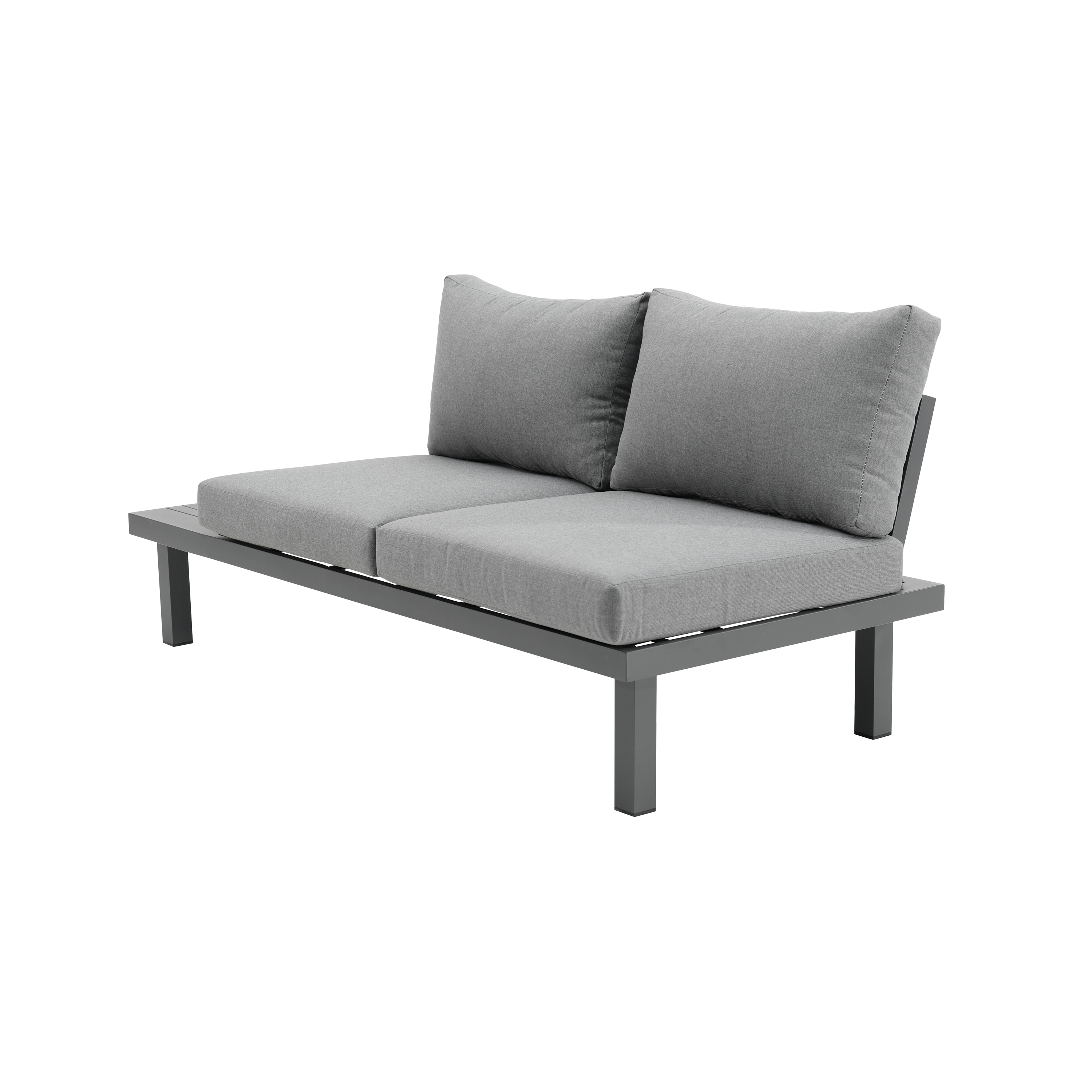 Set de porche de aluminio Naterial Subyra gris para 5 personas - 11