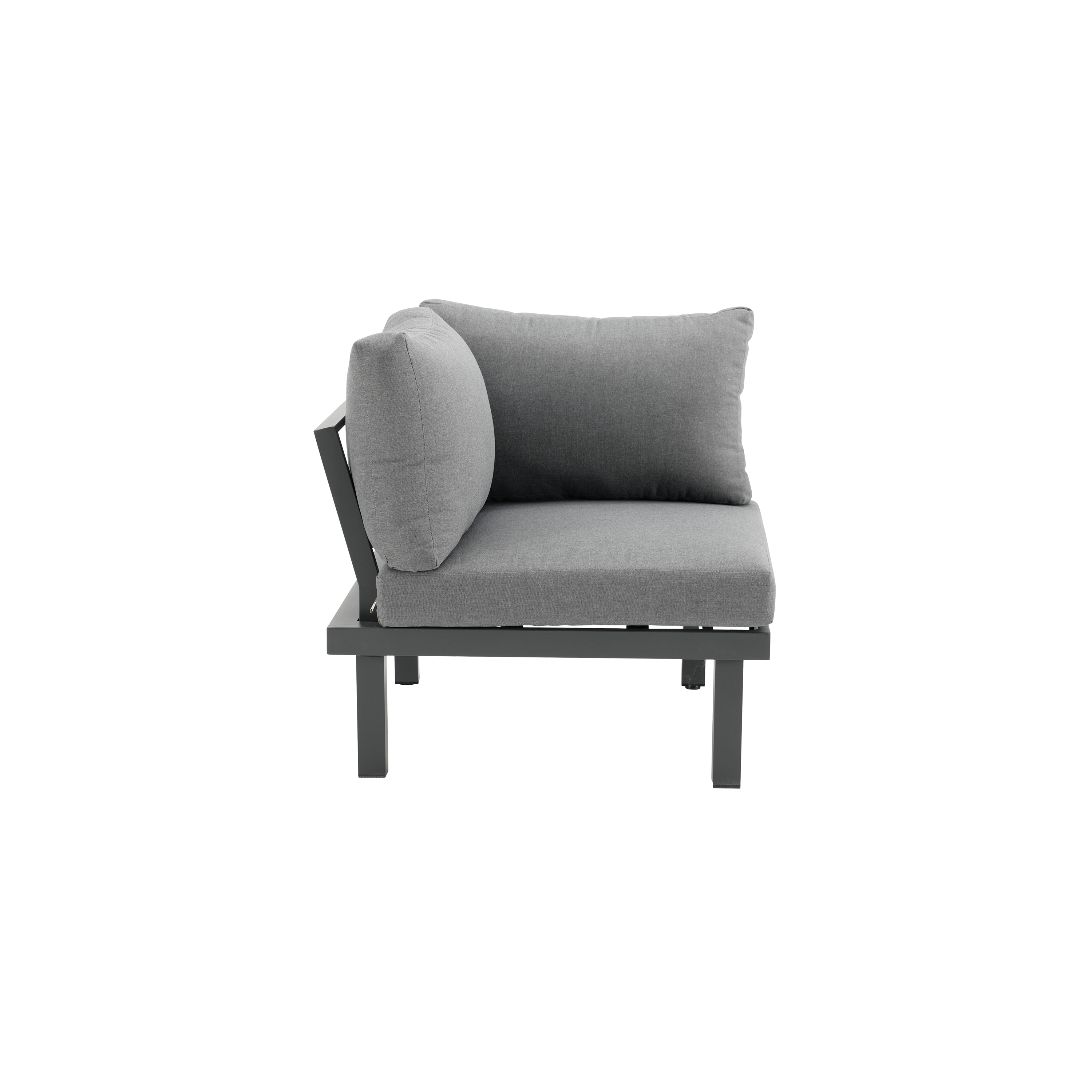Set de porche de aluminio Naterial Subyra gris para 5 personas - 10