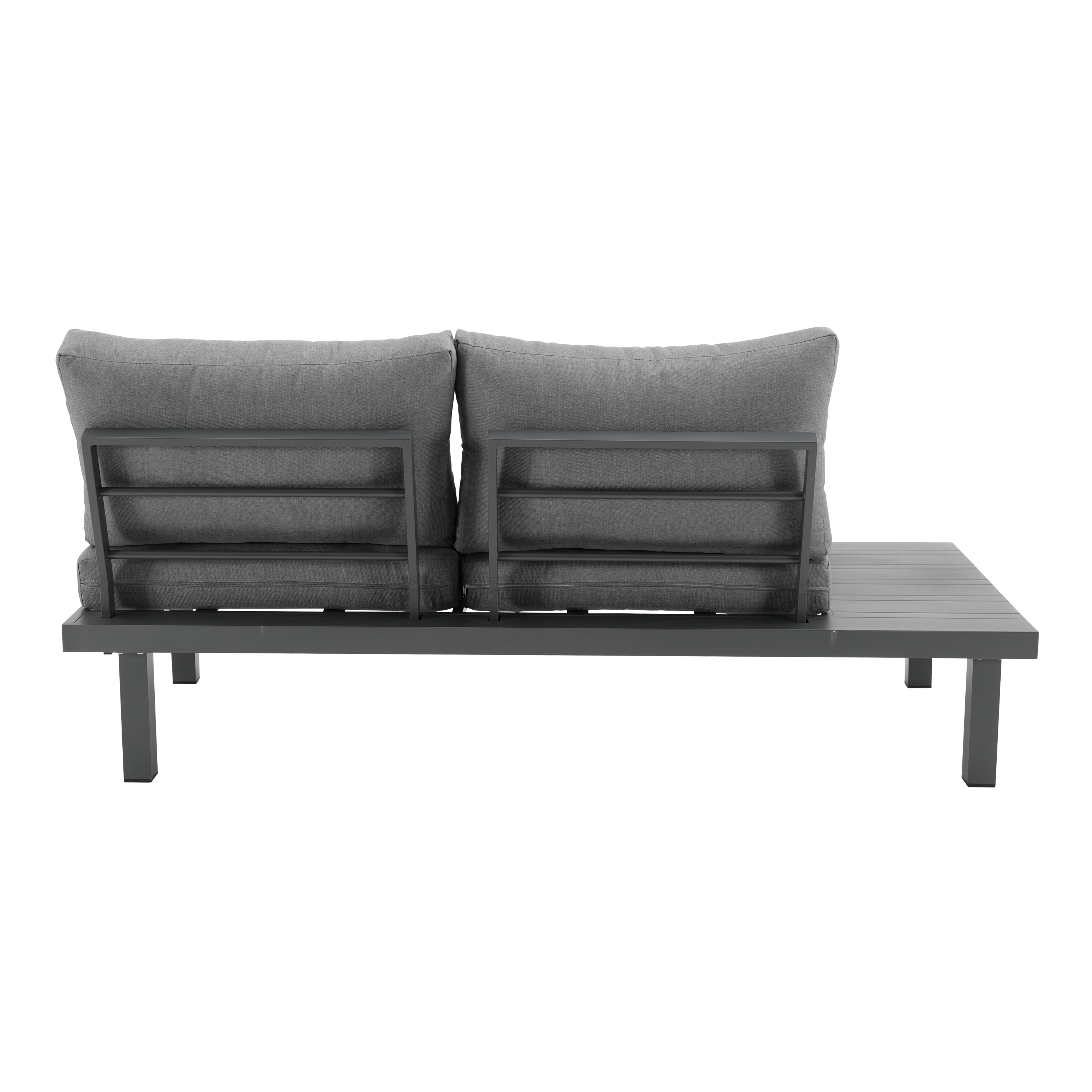 Set de porche de aluminio Naterial Subyra gris para 5 personas - 13