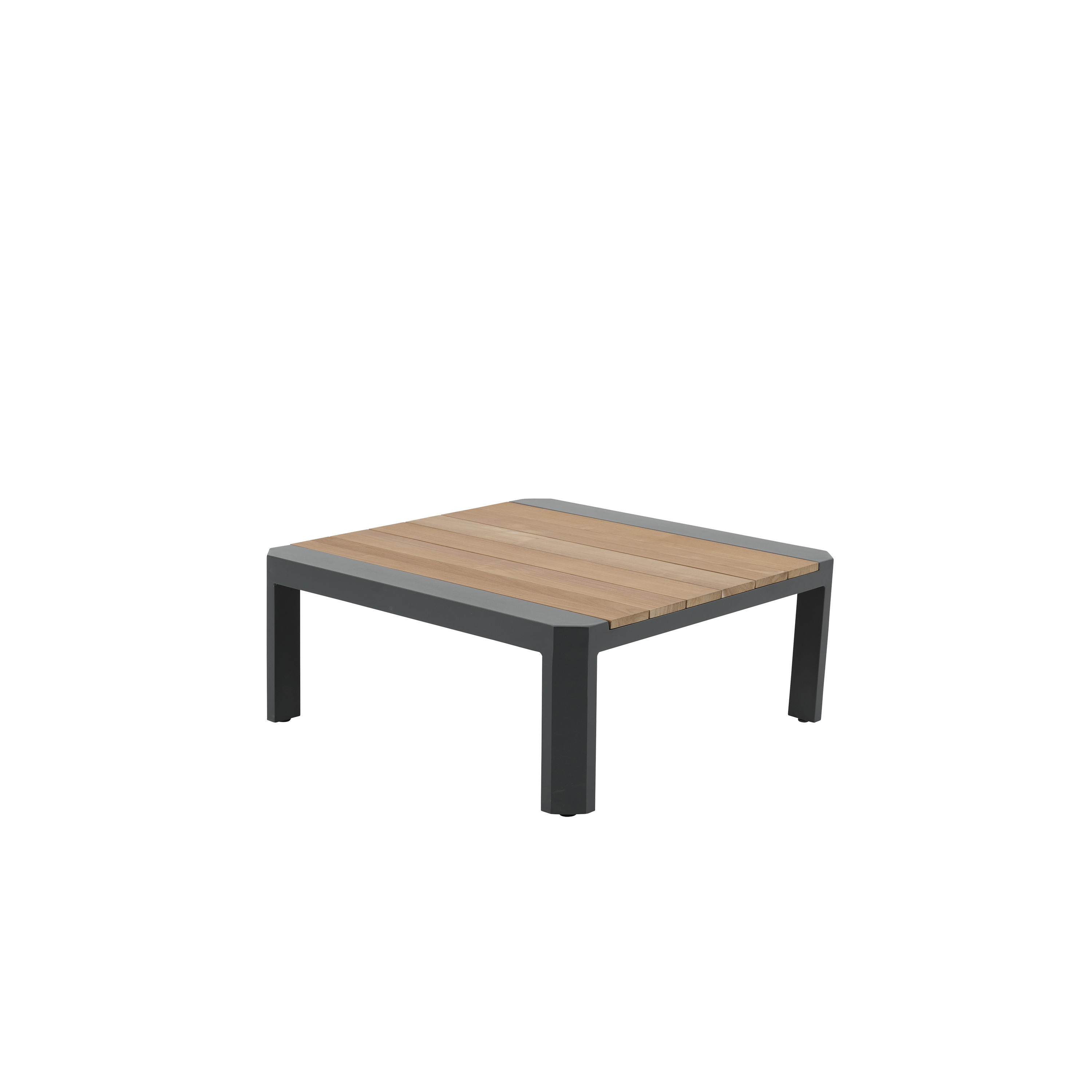 Salotto da giardino angolare per 5 persone marrone Bali NATERIAL con cuscini in poliestere grigio - 8