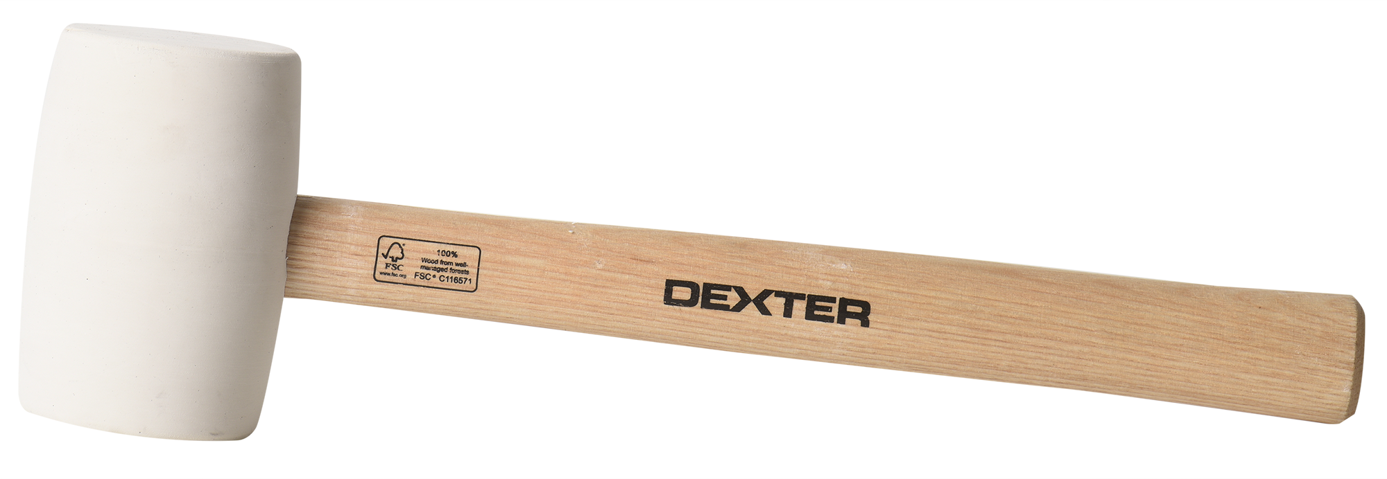 Młotek gumowy biały 450 g Dexter - 9