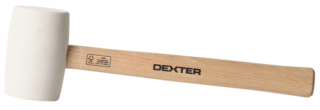 Maço de borracha DEXTER BRANCO 60MM