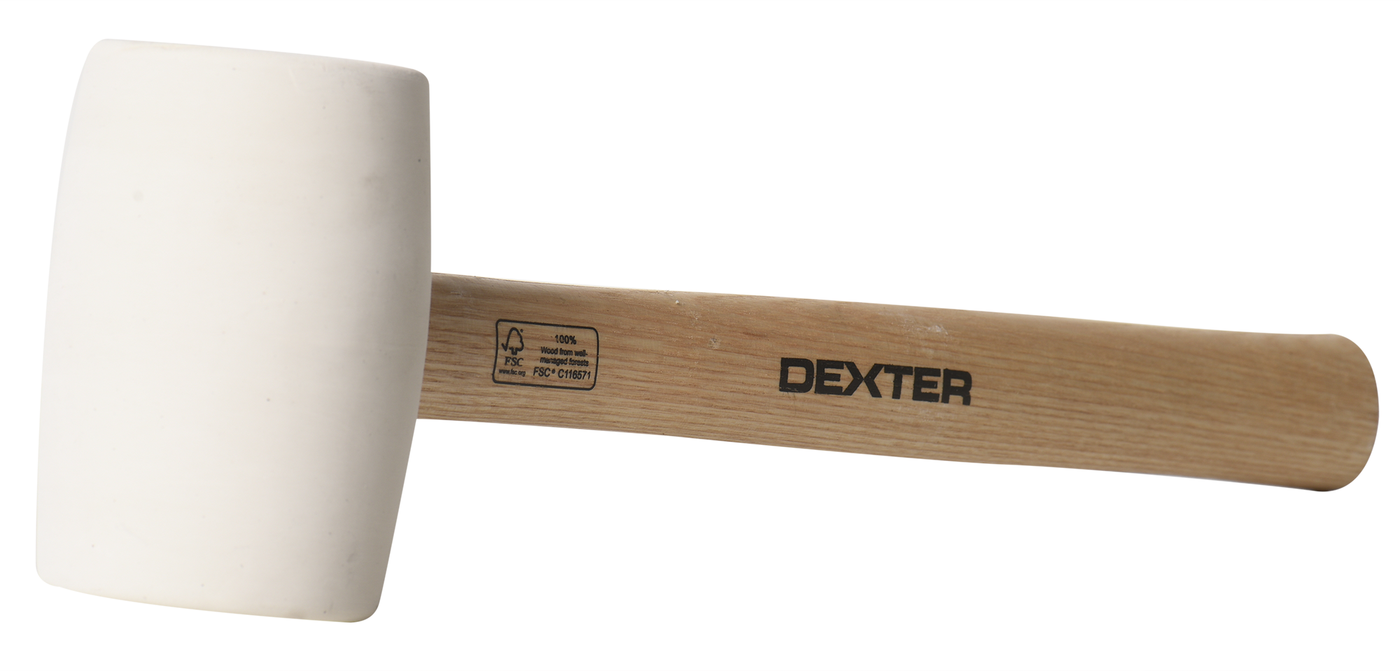 Młotek gumowy biały 450 g Dexter - 5