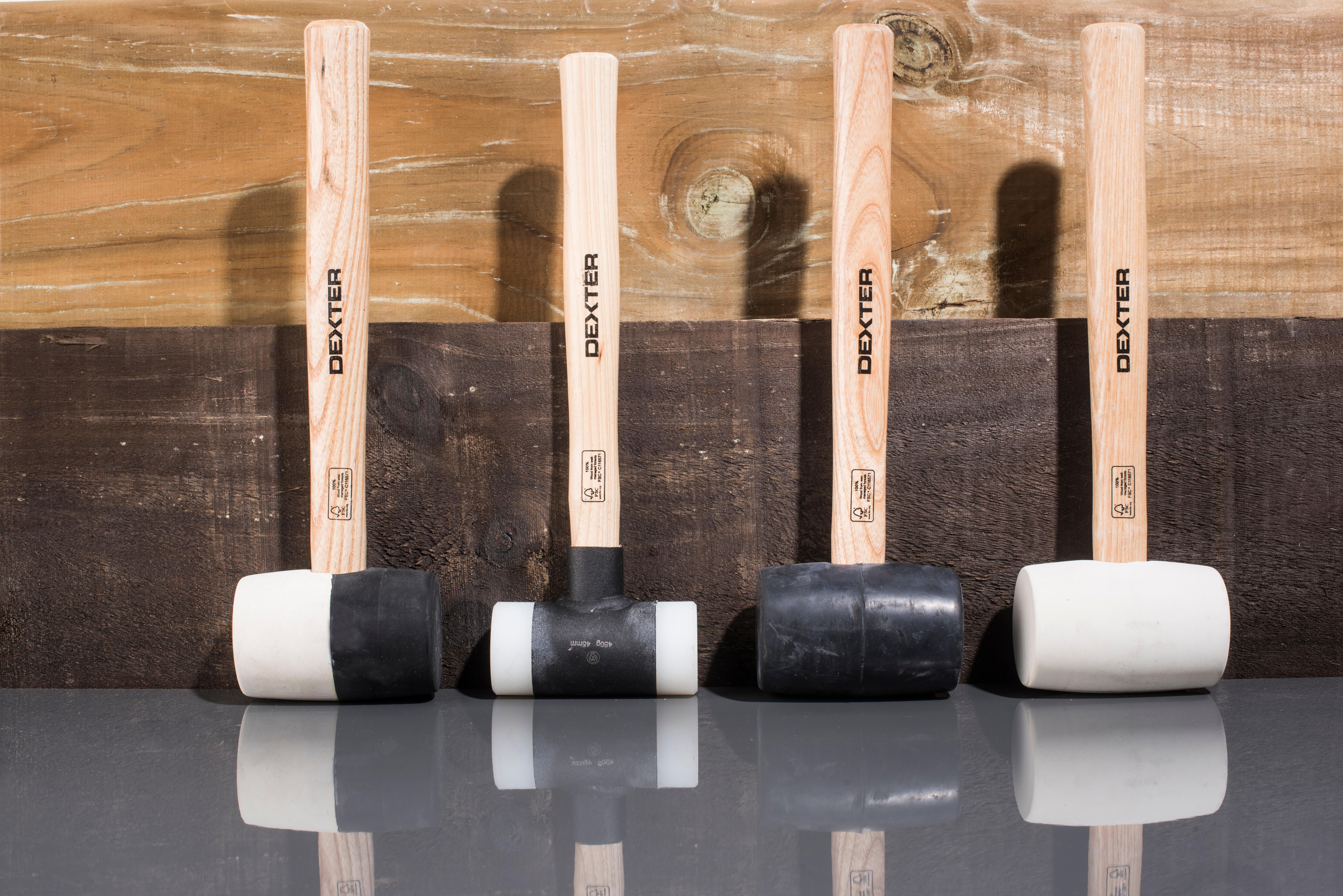 Maço de borracha DEXTER PRETO 60MM - 3