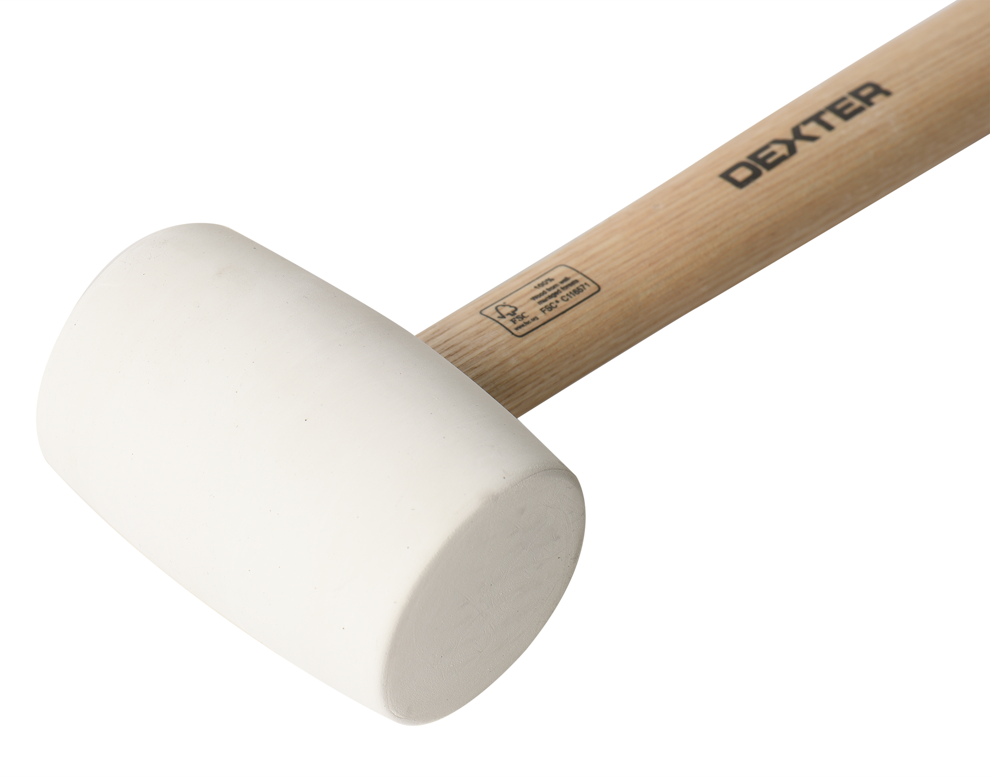Młotek gumowy biały 450 g Dexter - 11