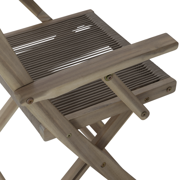 SILLA MAD ACACIA C/BRAZOS SOHO ORIGAMI